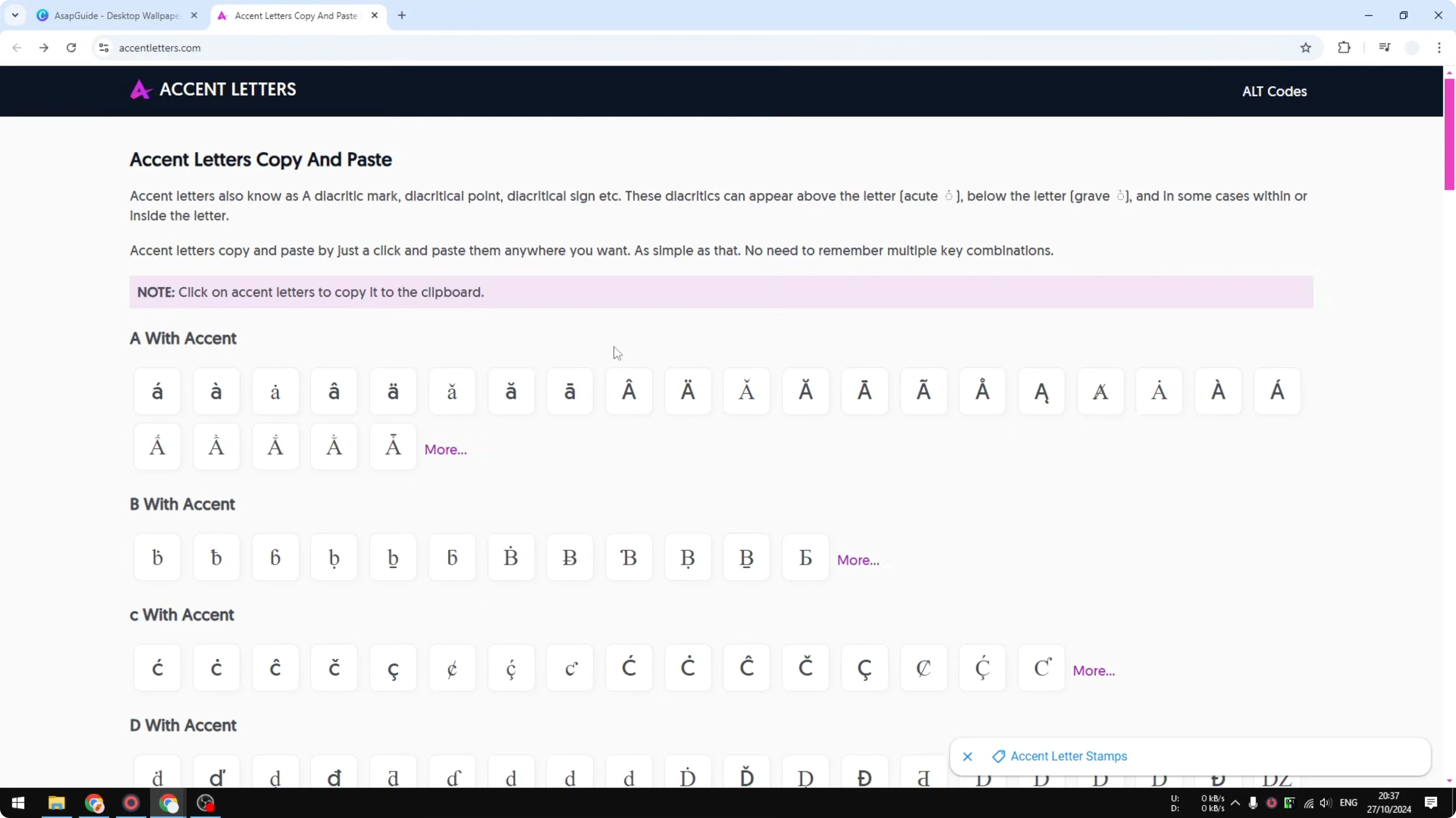 Screenshot from How to Add Accent Marks in Canva at 35s
