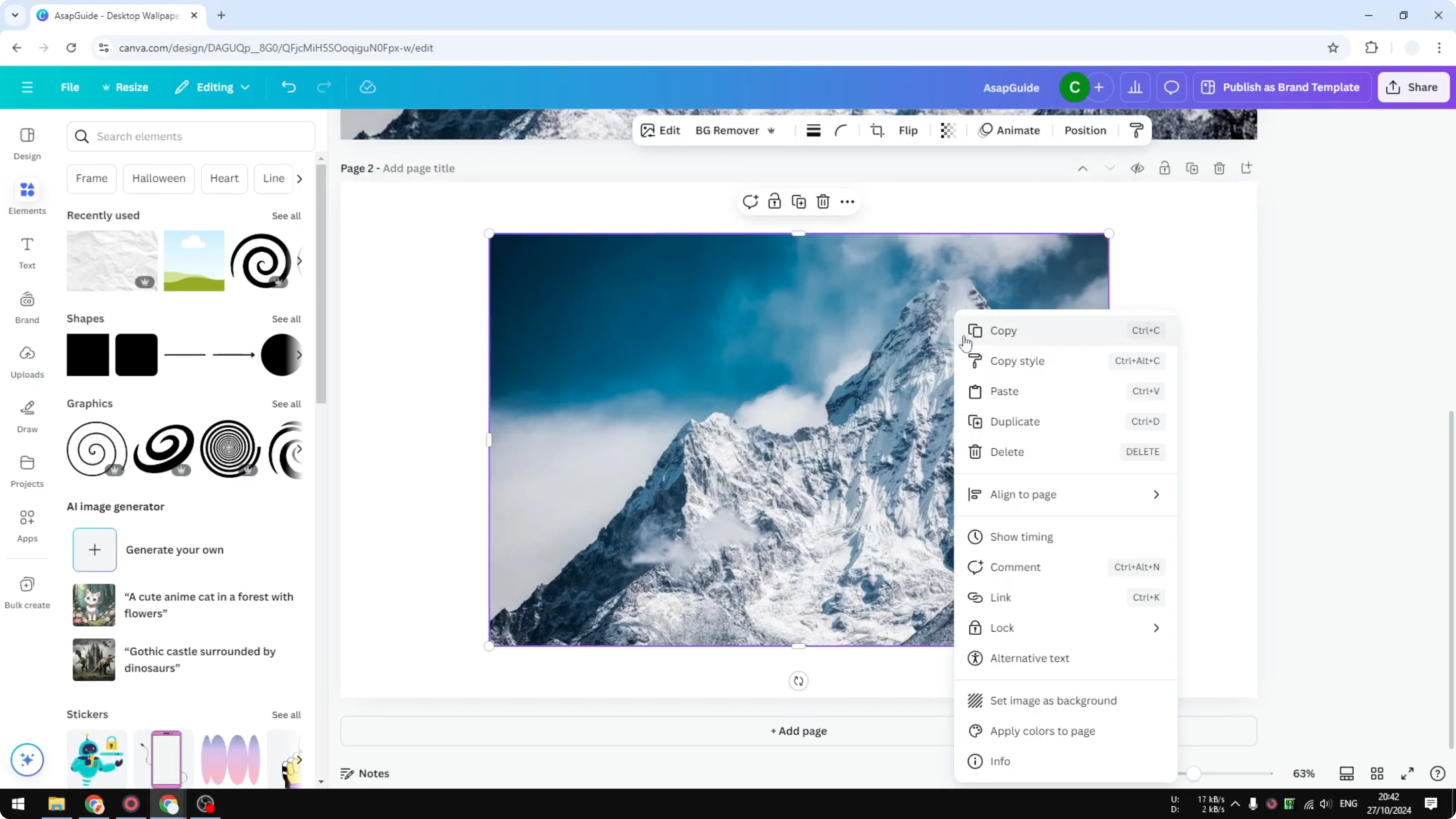Screenshot from How to Add Alt Text to an Picture in Canva at 48s