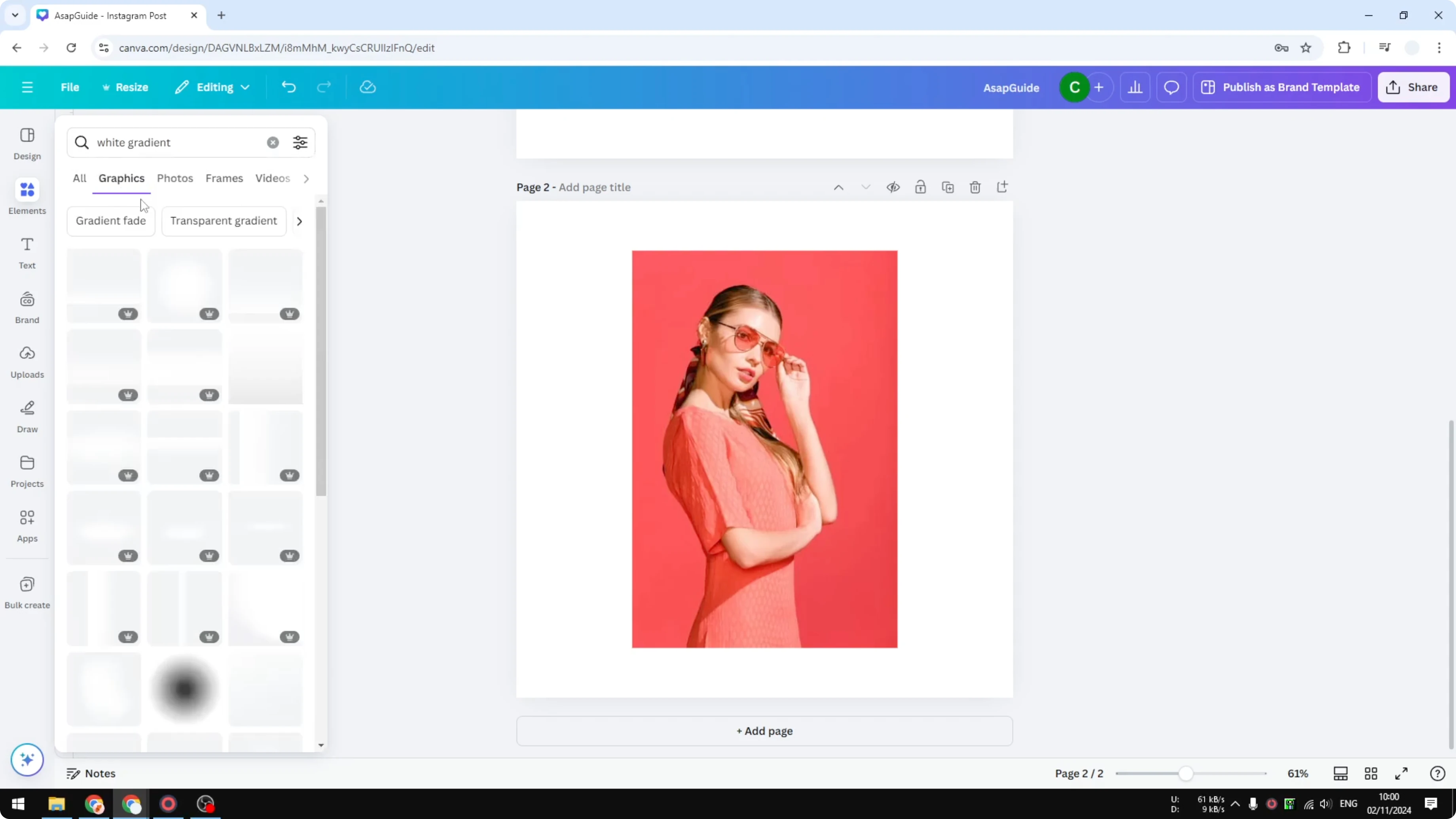 Screenshot from How to Add Blending Edges on Photo in Canva at 73s