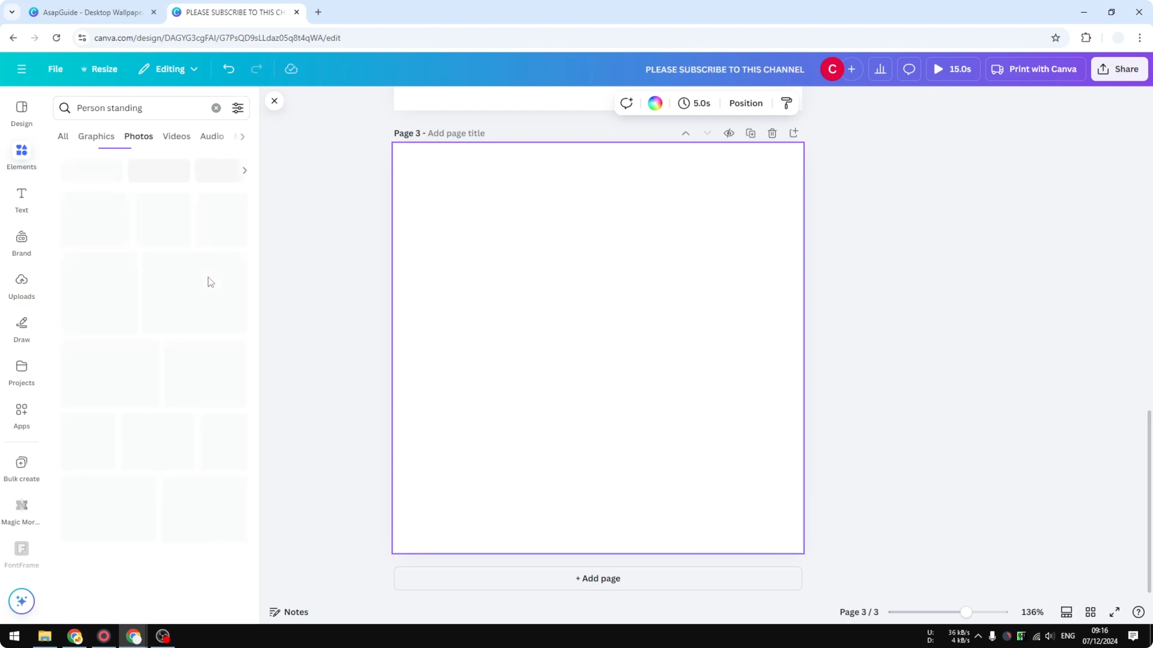 Screenshot from How to Add a Drop Shadow in Canva at 156s