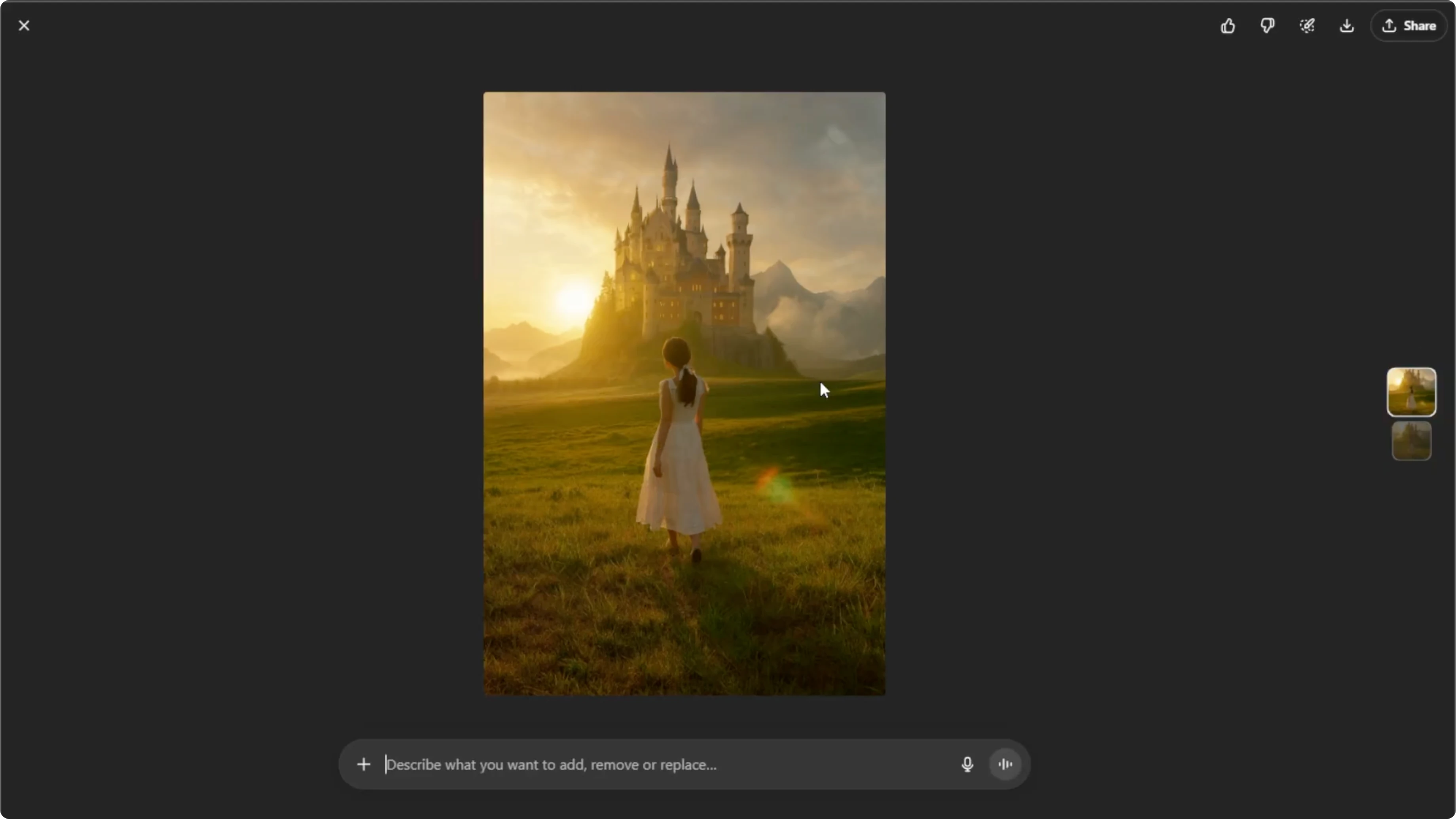 Screenshot from How to Visualize Majestic Castlecore and Fairytale Landscapes with AI? at 116s