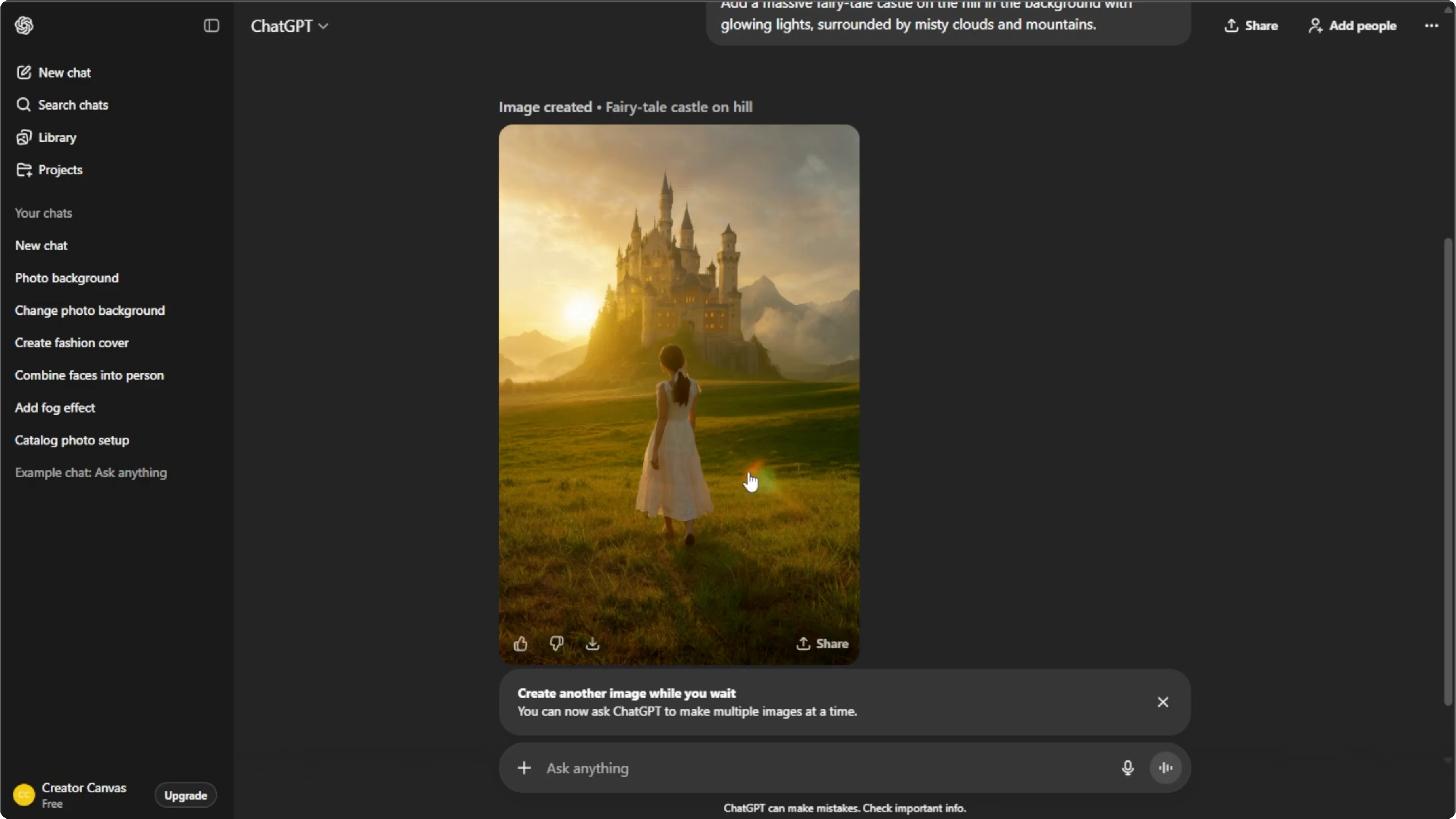 Screenshot from How to Visualize Majestic Castlecore and Fairytale Landscapes with AI? at 95s