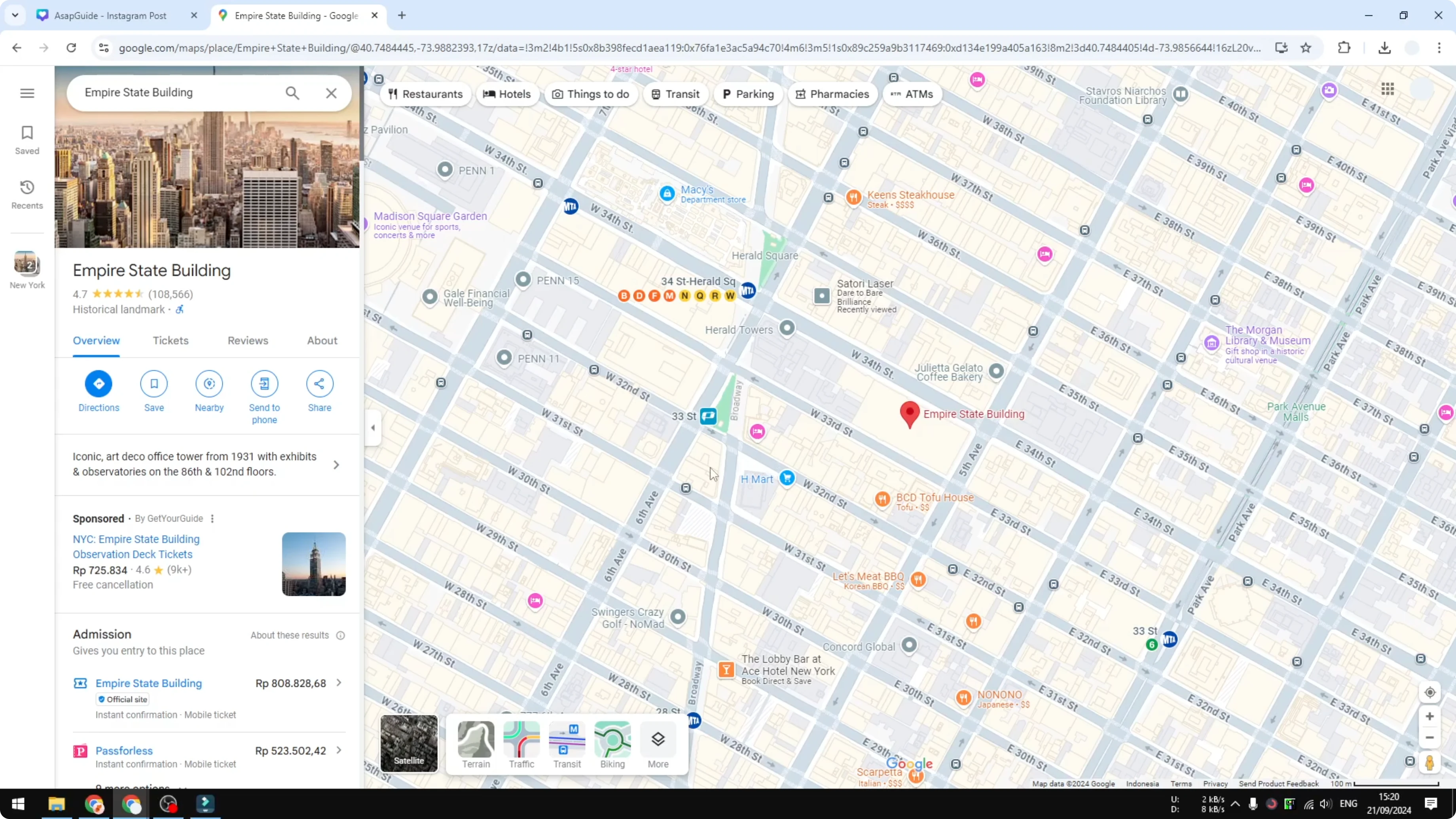 Screenshot from How to Add Google Maps to Canva at 122s