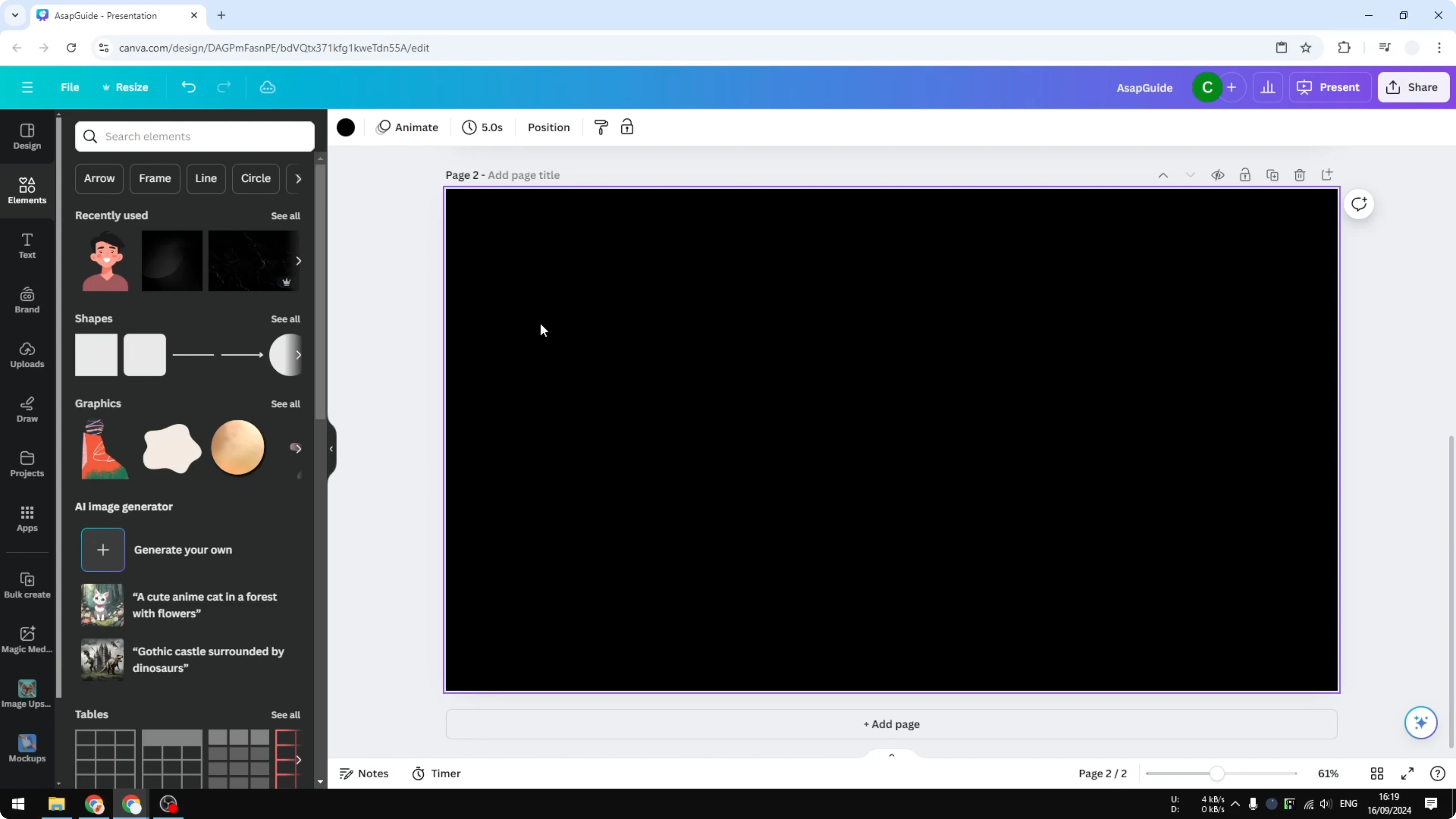 Screenshot from How To Add A Gradient To Text In Canva at 46s