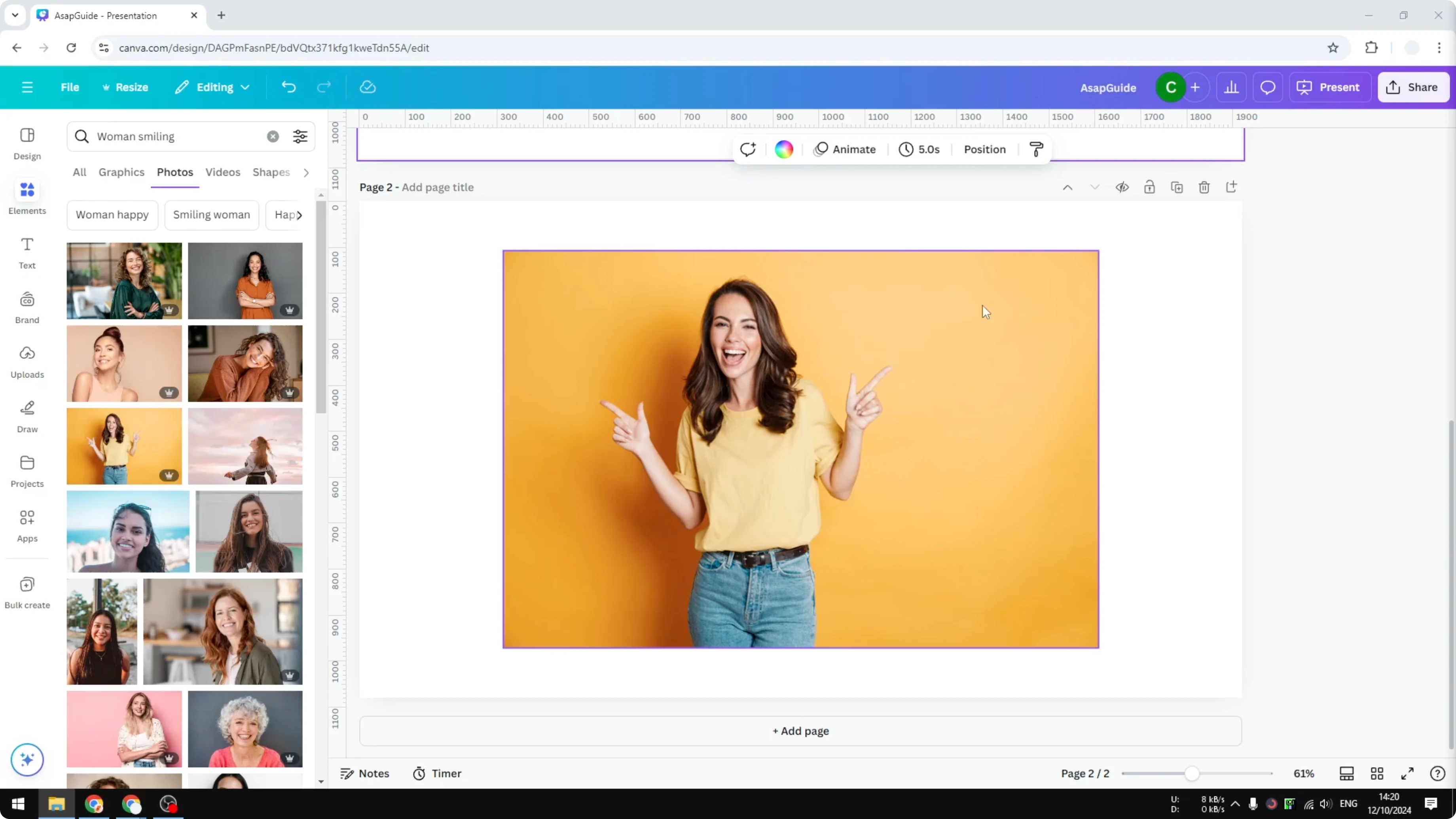 Screenshot from How to Add Outline to a Photo in Canva at 57s