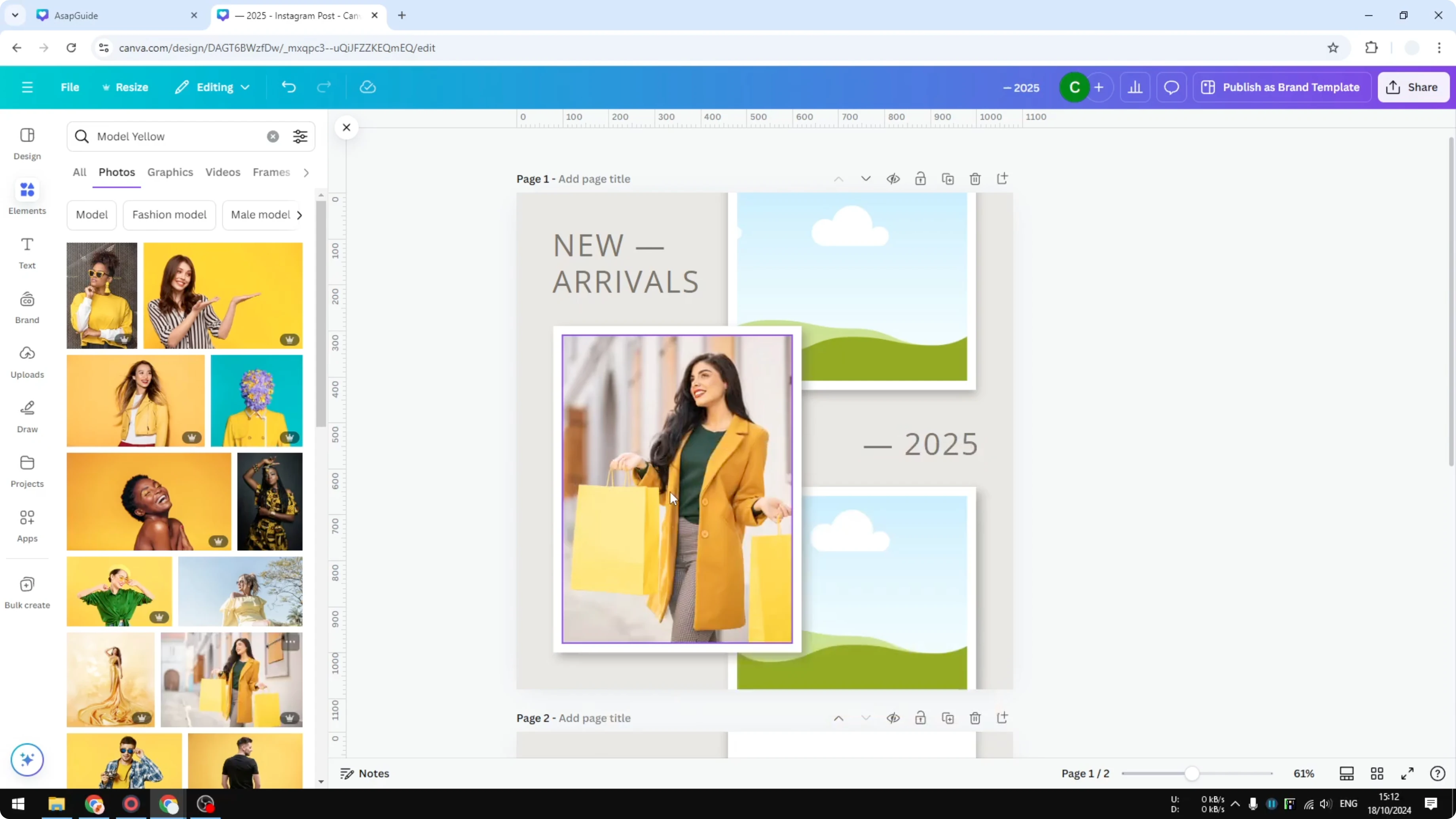 Screenshot from How to Add Placeholder Image Frame in Canva at 31s
