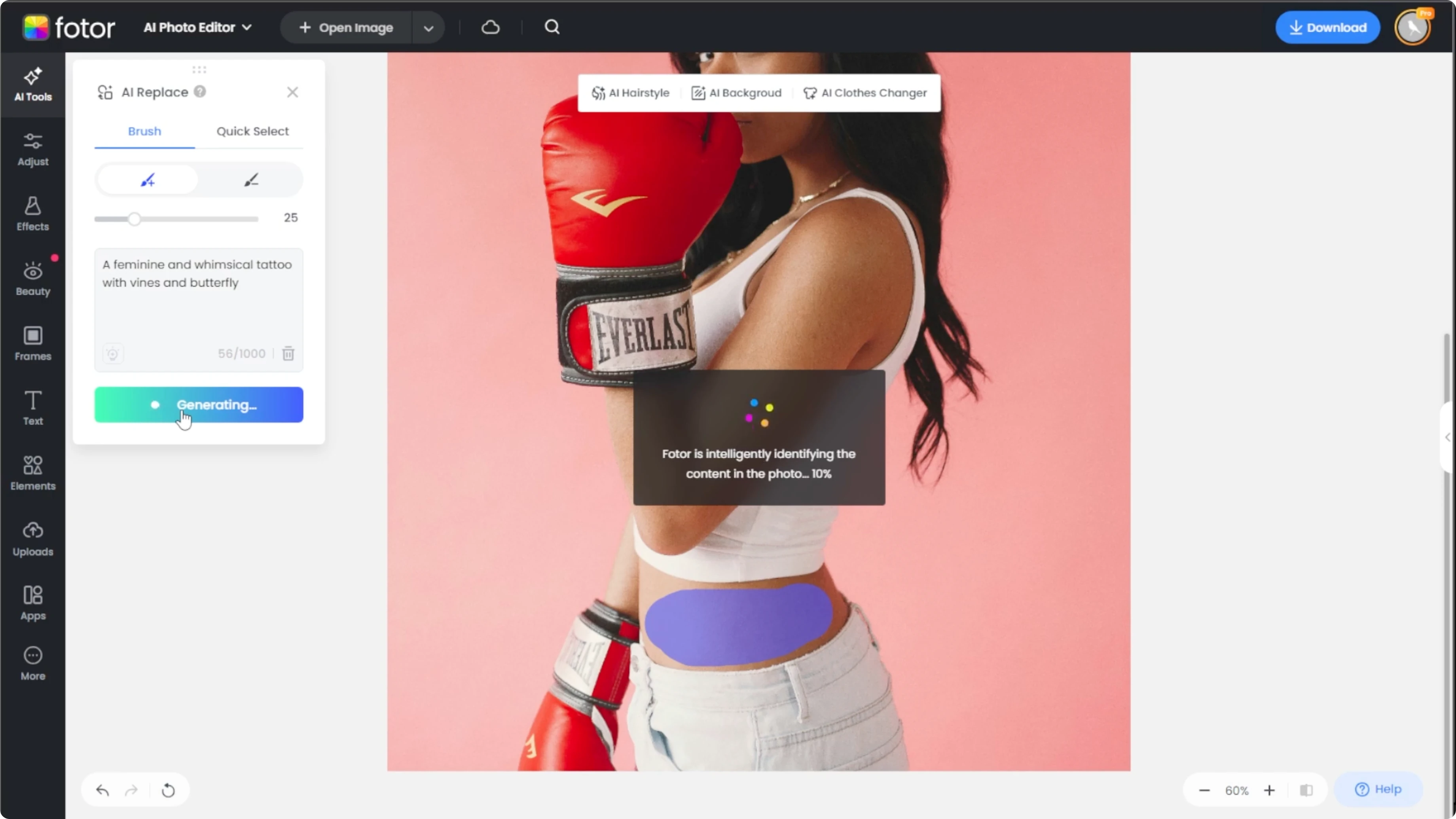 Screenshot from How to Visualize and Add Realistic Tattoos to Your Photos with AI? at 109s