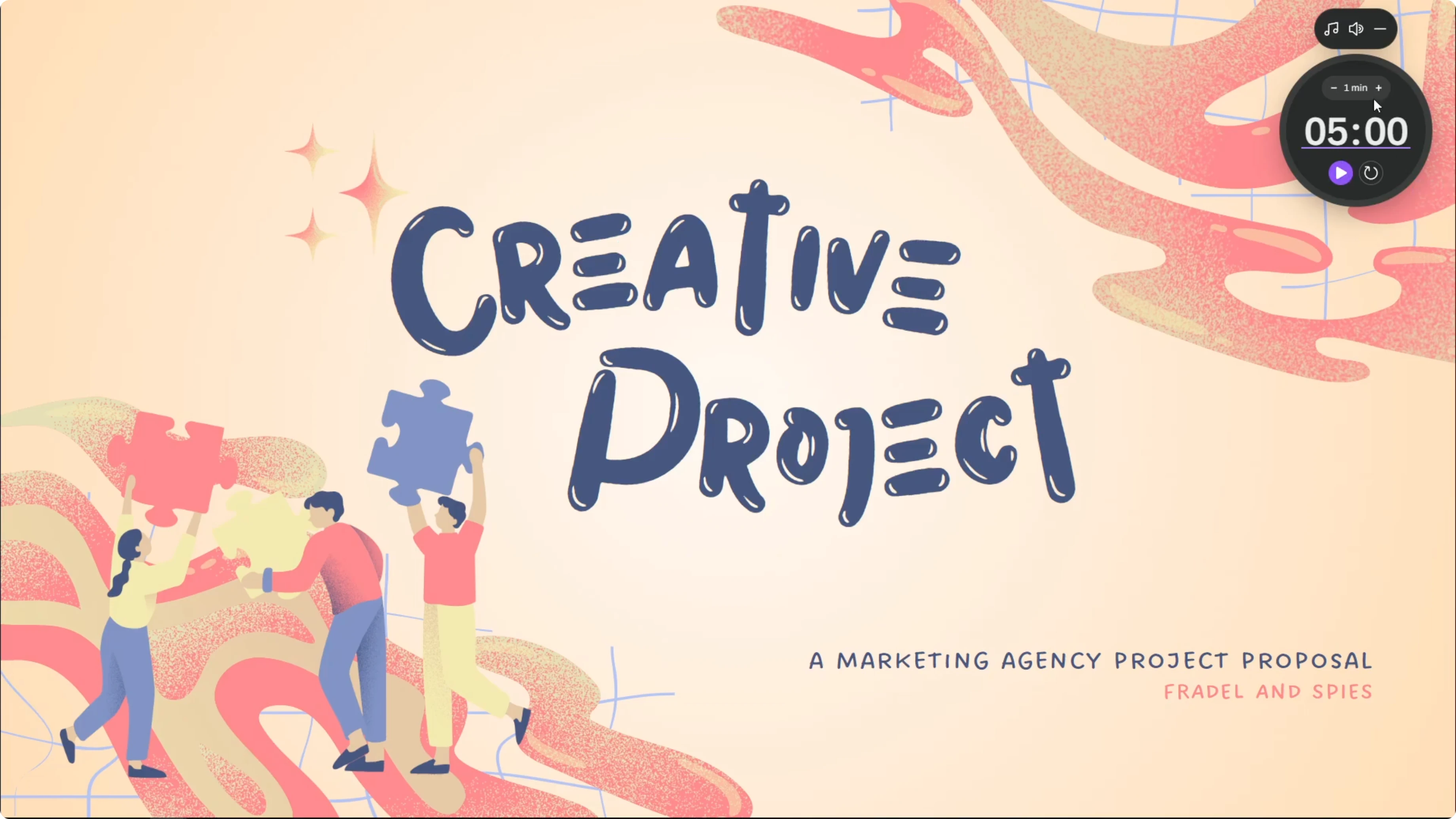 Screenshot from How to Add Timer to Canva Presentation at 108s