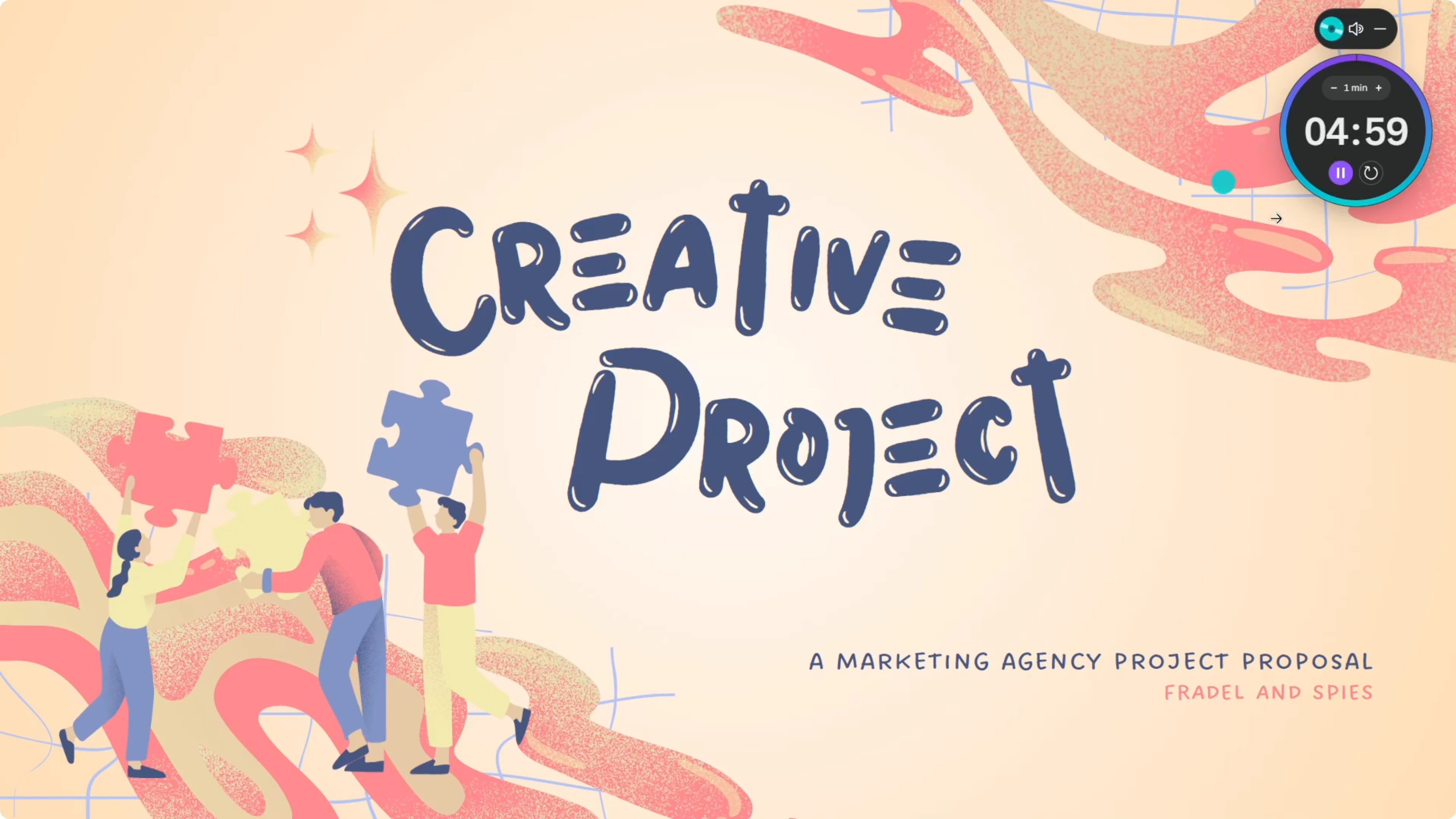 Screenshot from How to Add Timer to Canva Presentation at 129s