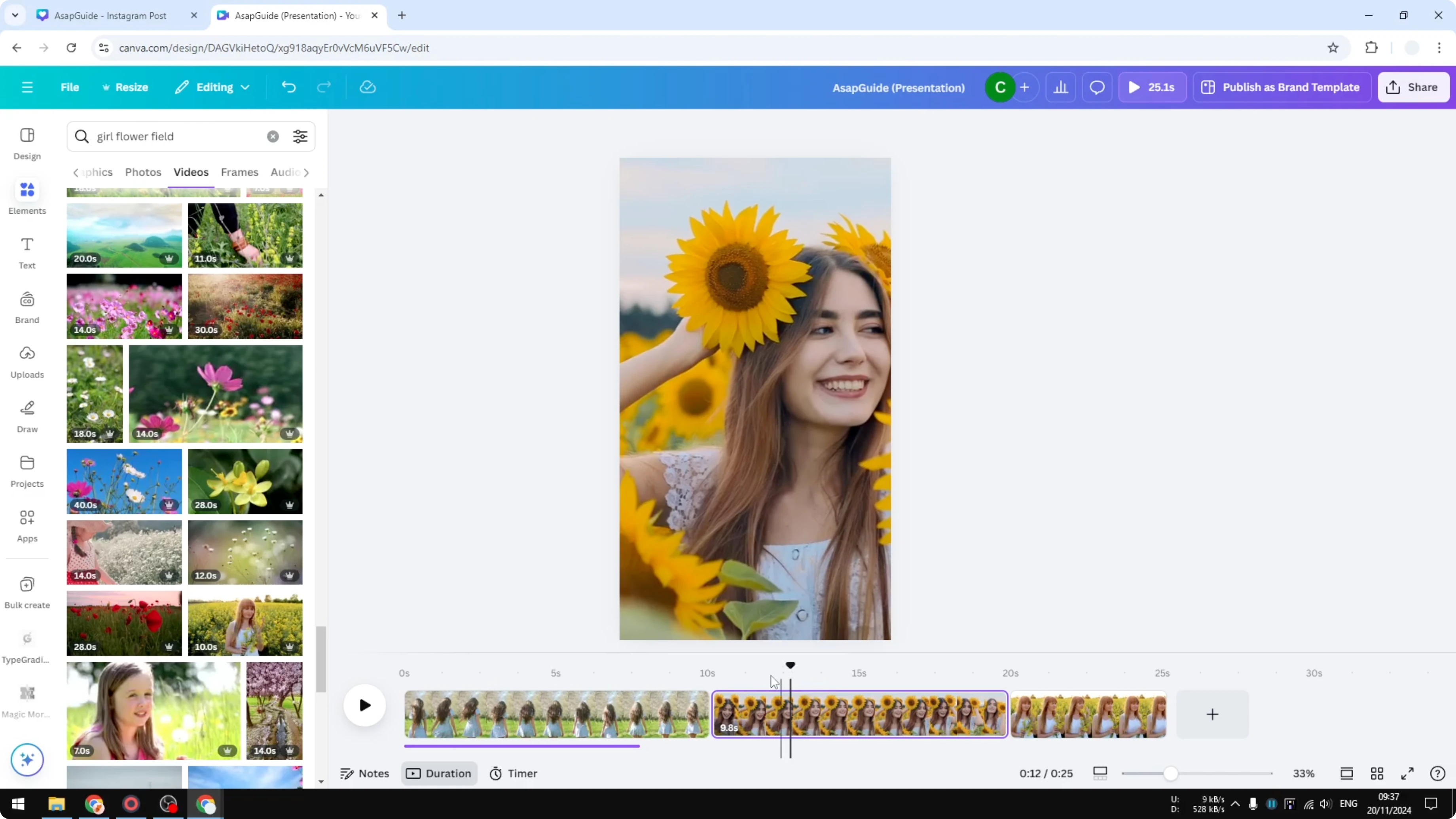 Screenshot from How to Add Video Transitions in Canva at 67s
