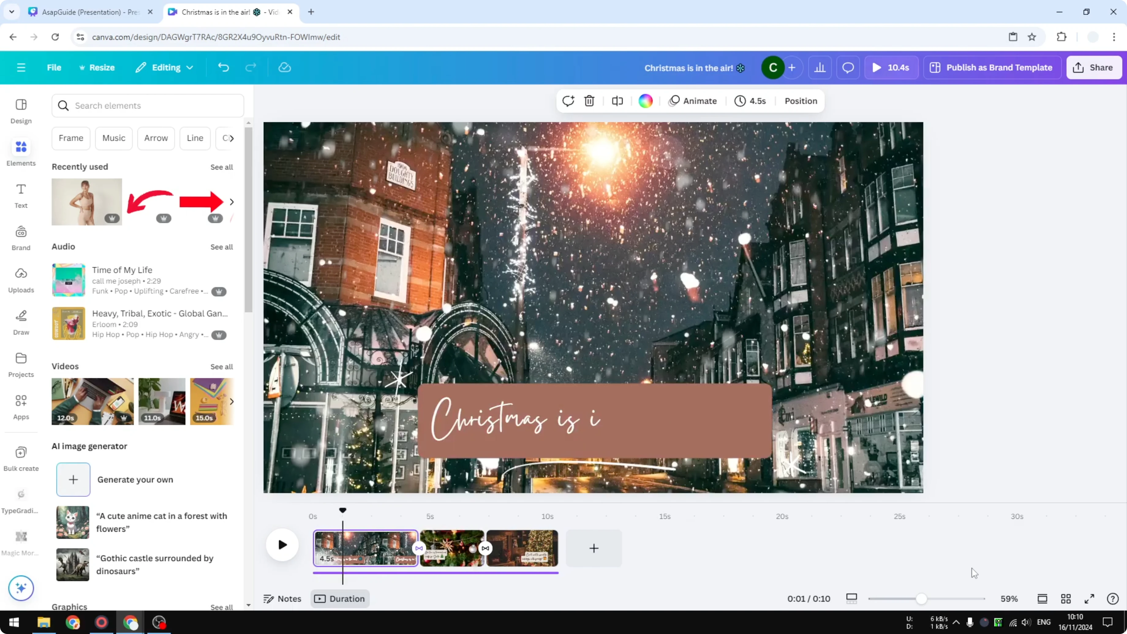 Screenshot from How to Add Watermark to Canva Video at 32s