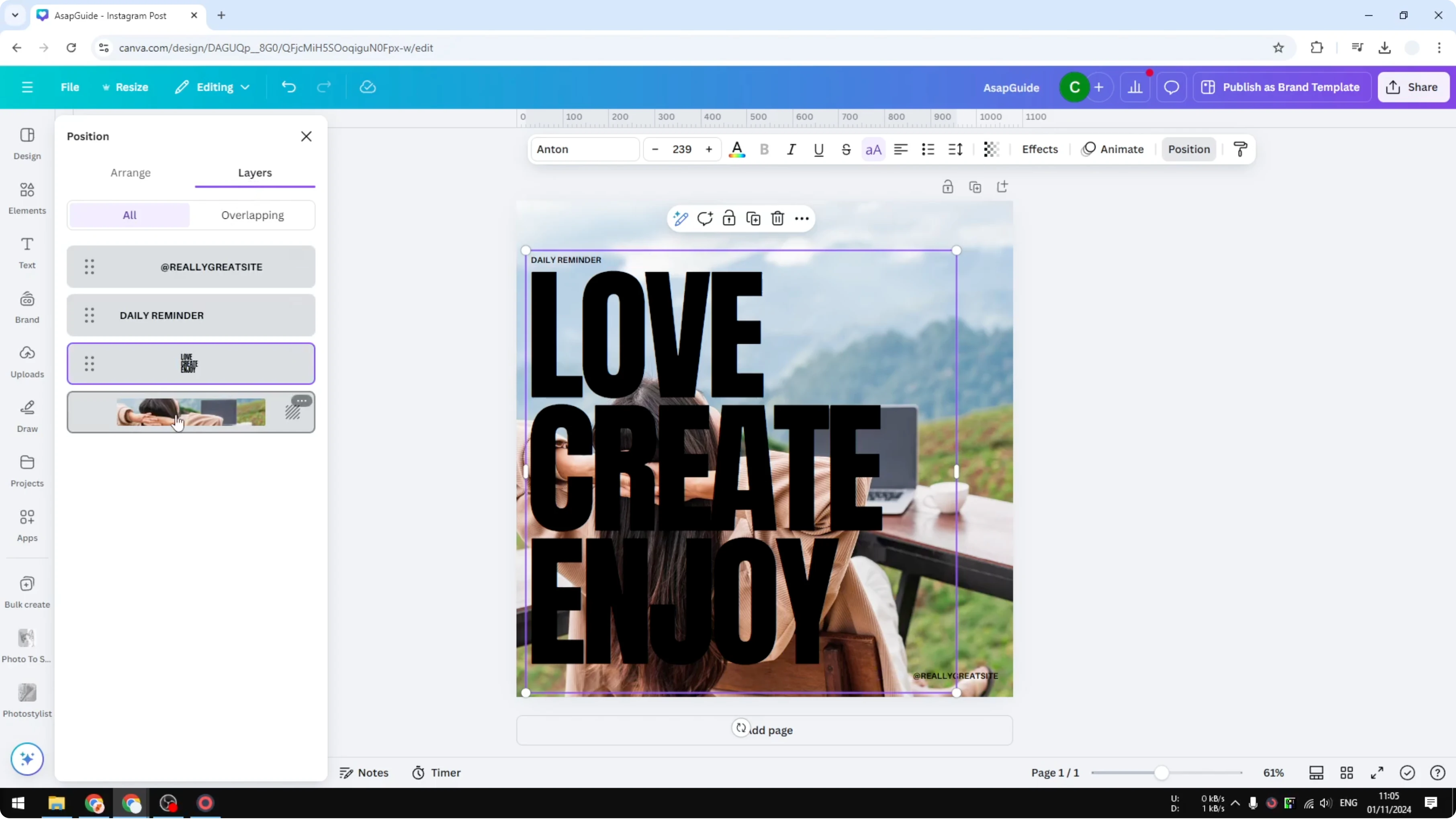 Screenshot from How to Adjust Background Image Transparency at 42s