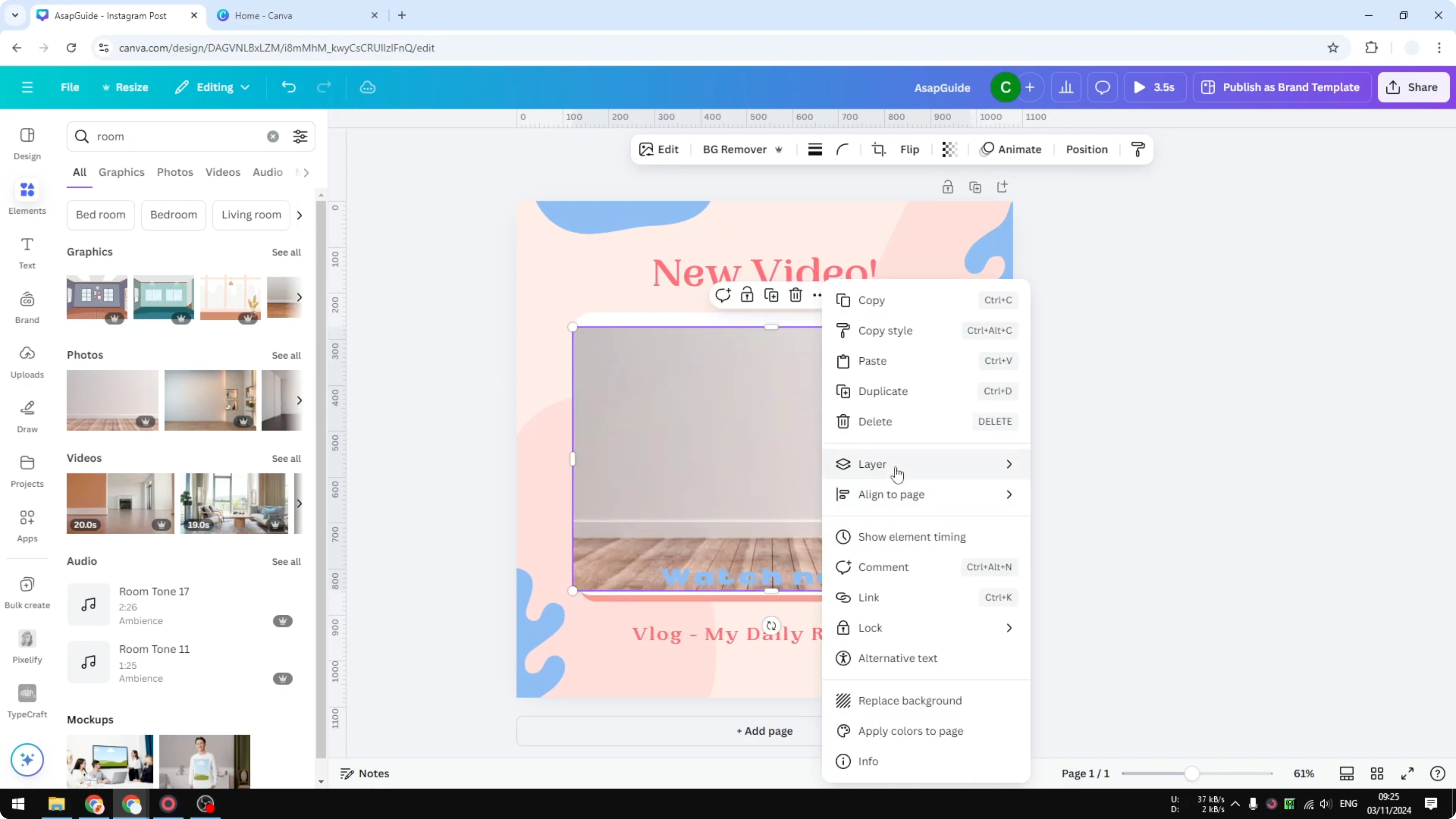 Screenshot from How to Adjust Video Transparency in Canva at 107s