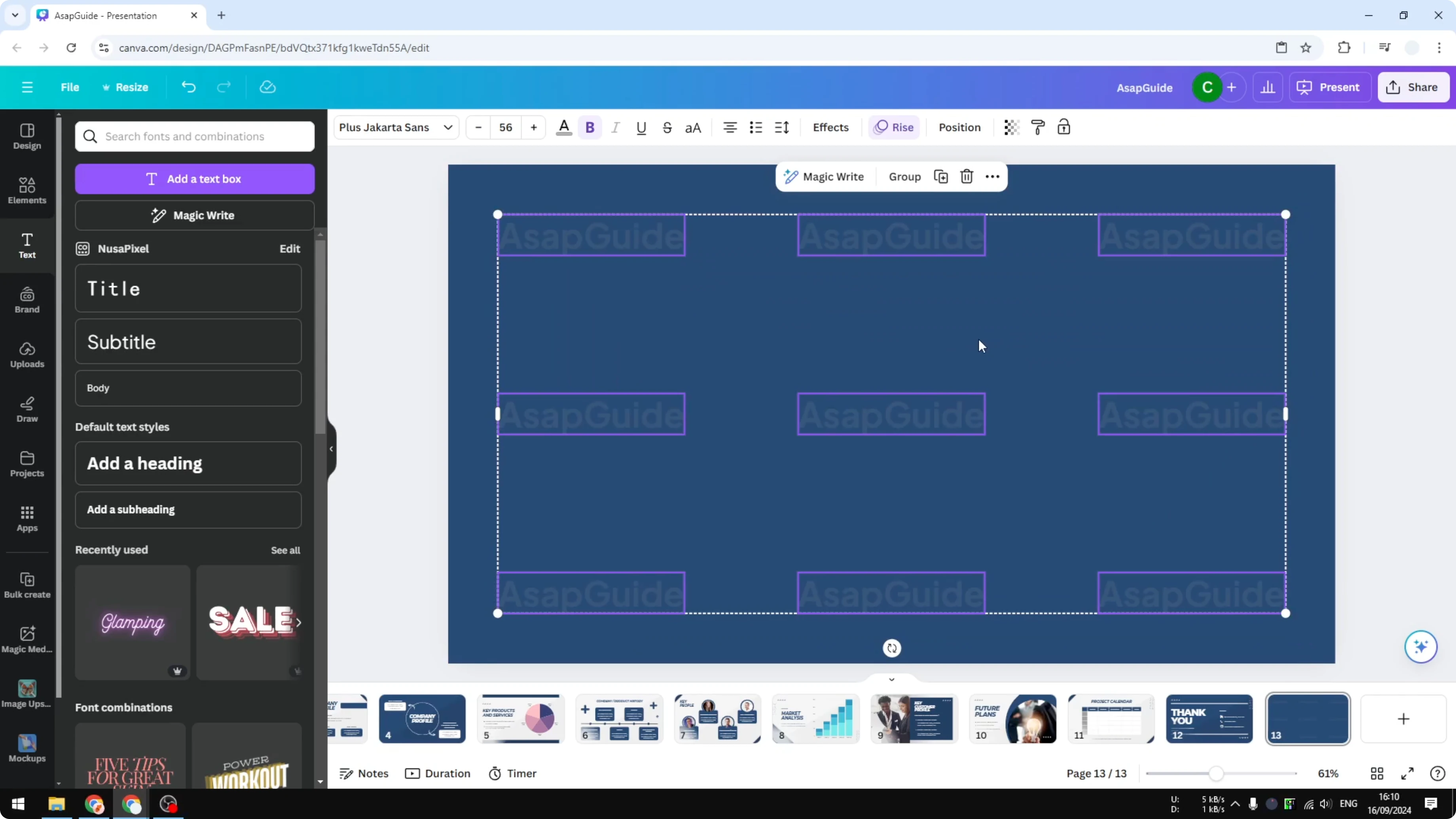 Screenshot from How To Apply Watermark In Canva at 202s