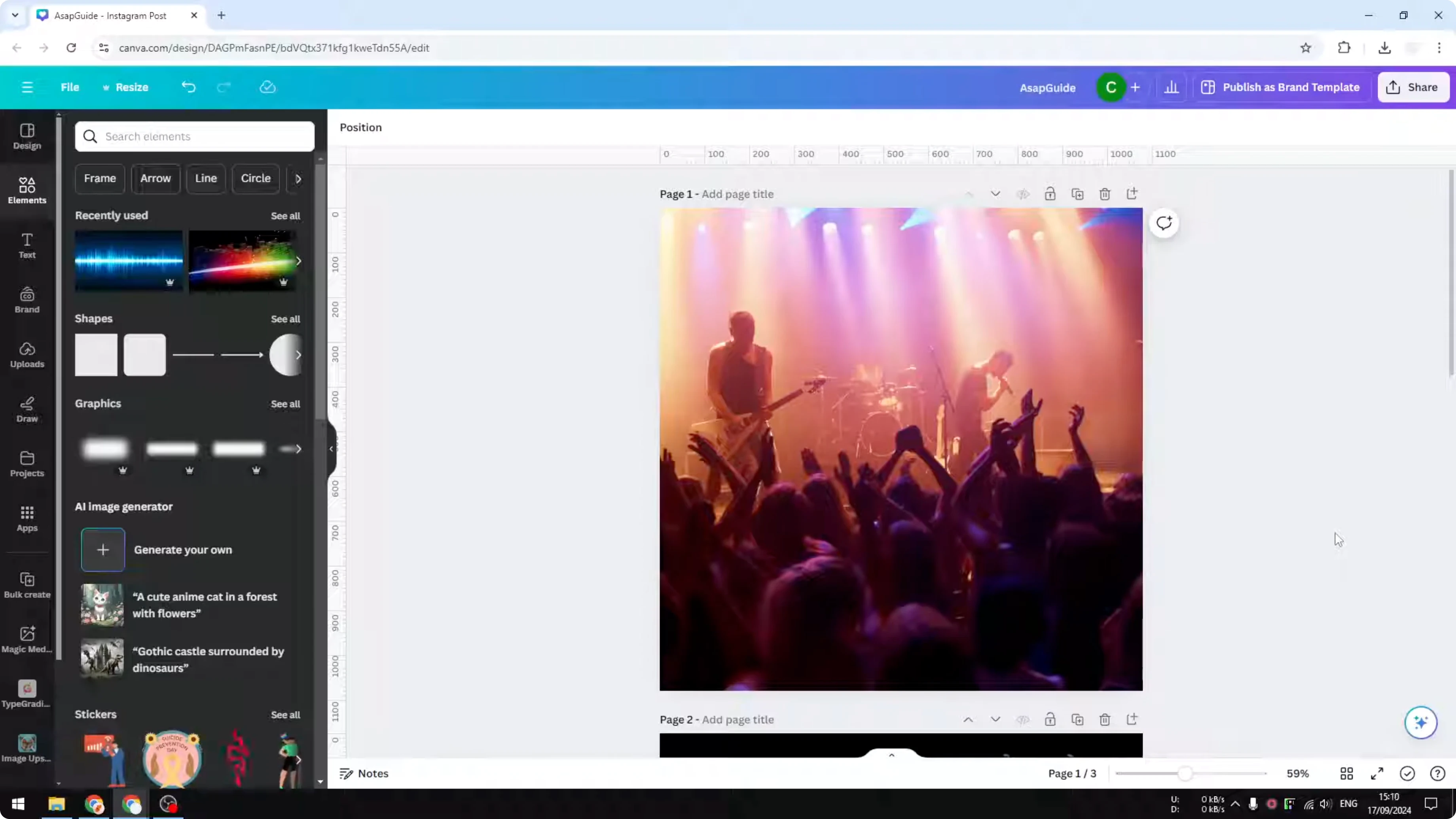 Screenshot from How to Use Beat Sync in Canva at 44s