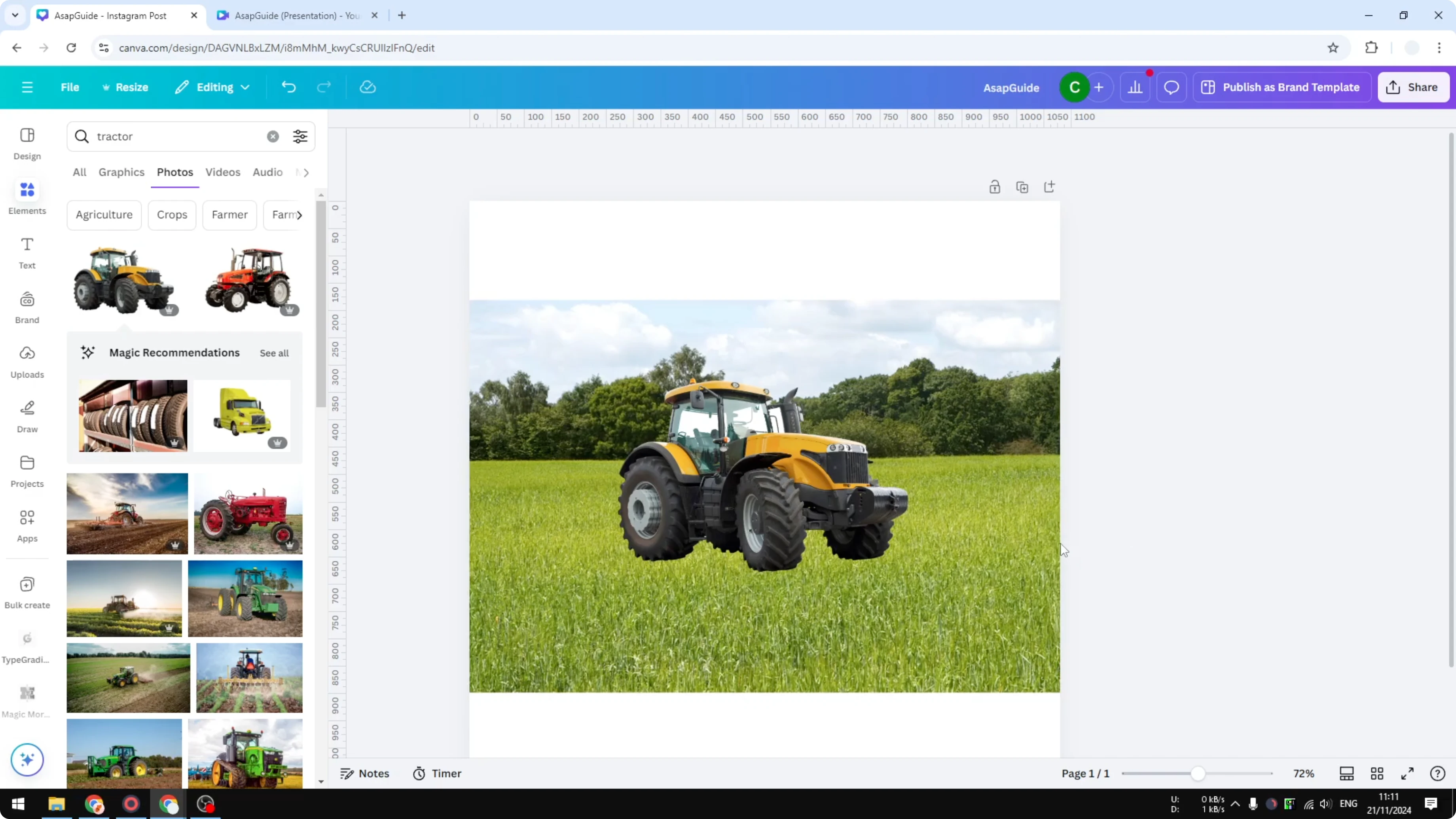 Screenshot from How to Blend Two Images Together Using Canva AI at 50s