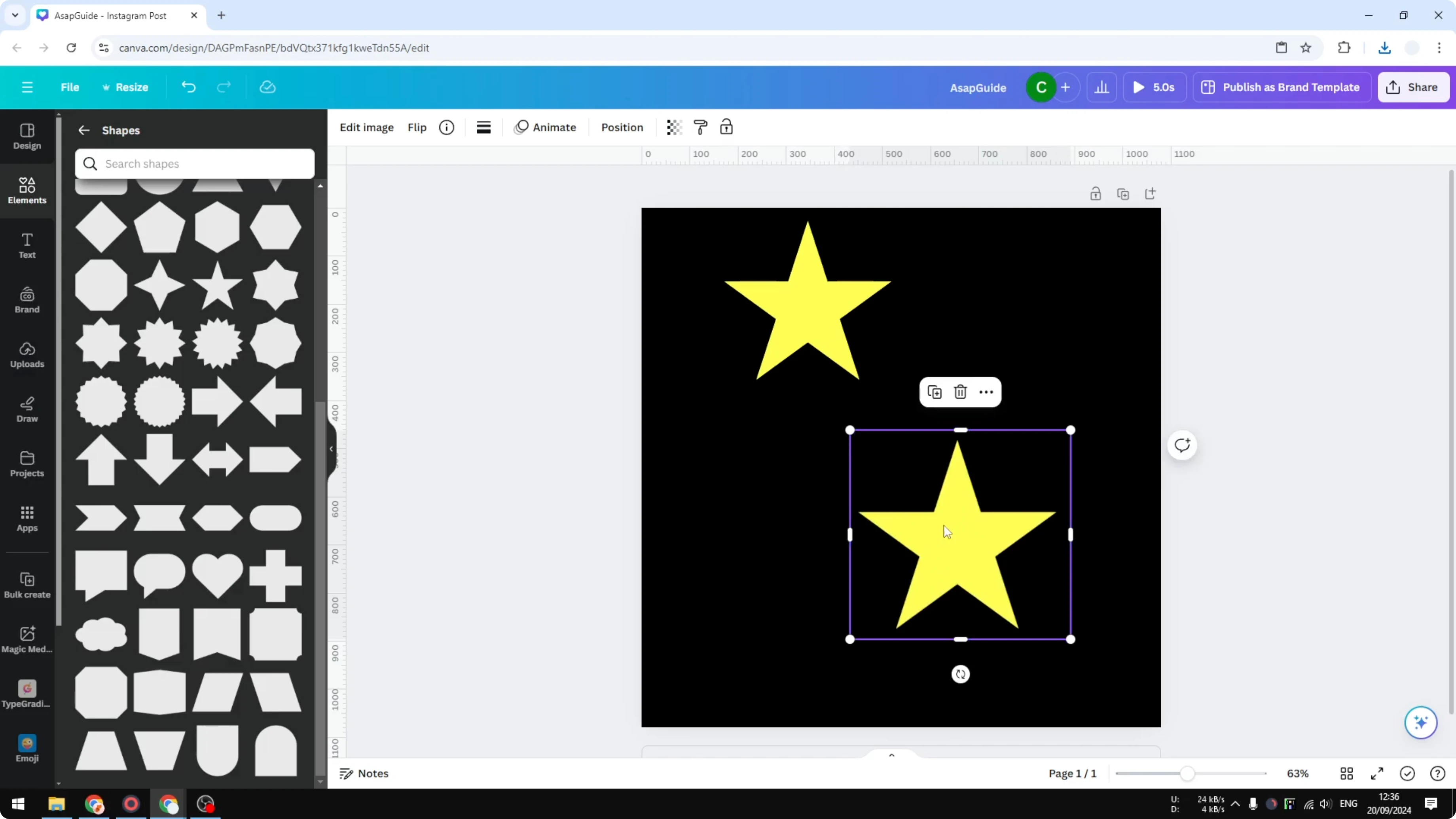 Screenshot from How to Blur a Shape in Canva at 184s
