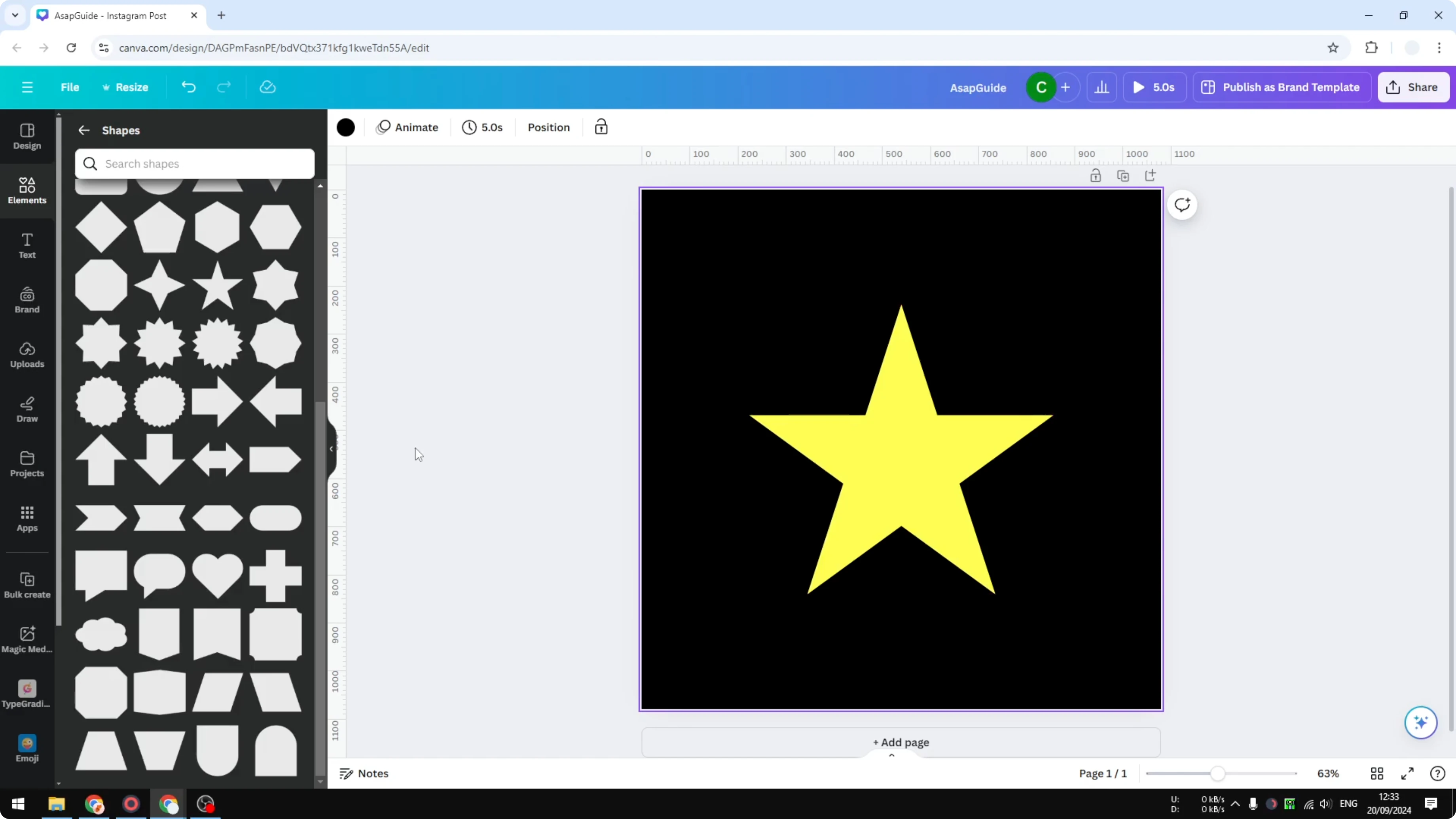 Screenshot from How to Blur a Shape in Canva at 55s