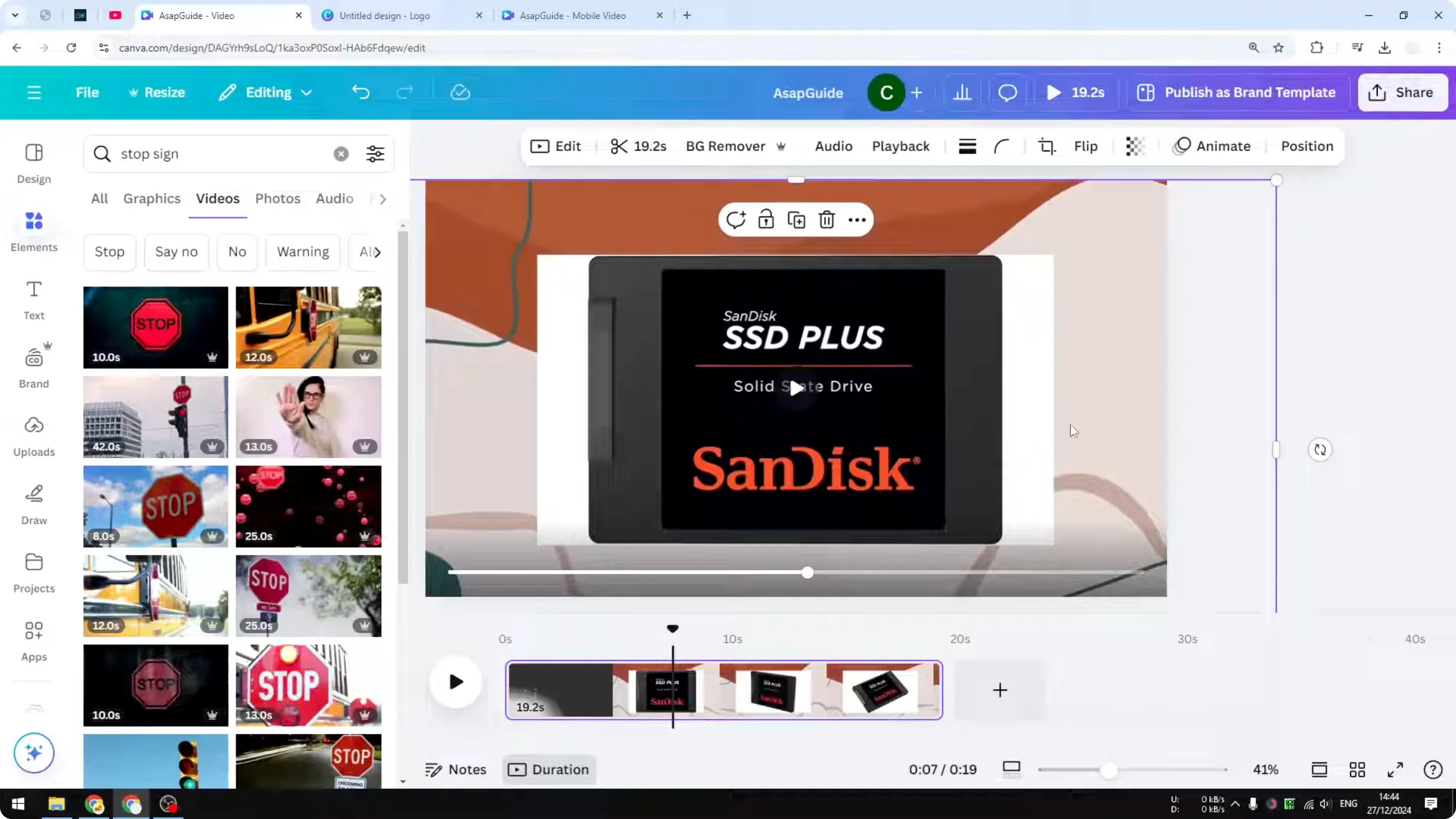 Screenshot from Can You Remove Text from a Video in Canva at 126s