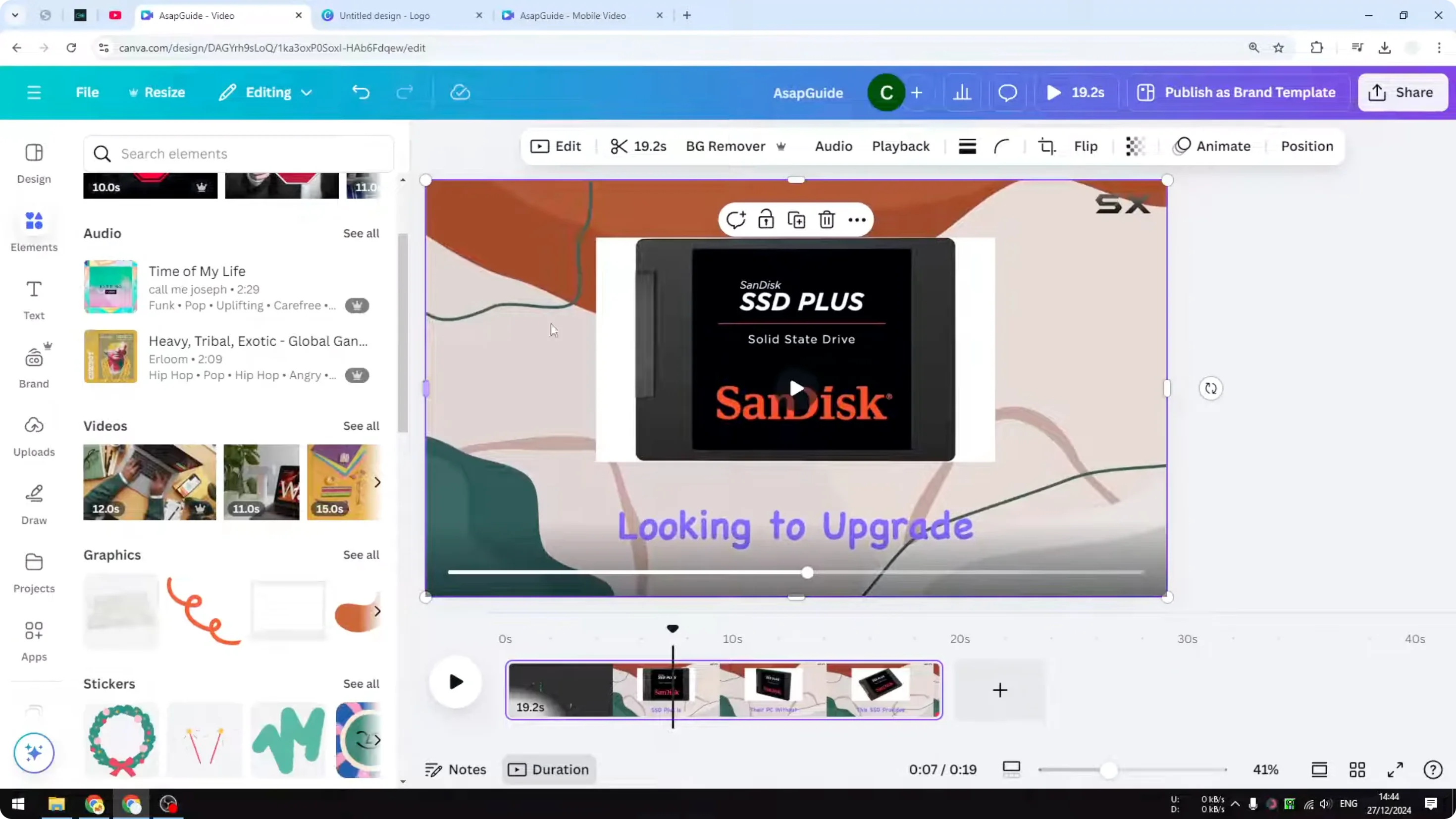 Screenshot from Can You Remove Text from a Video in Canva at 150s