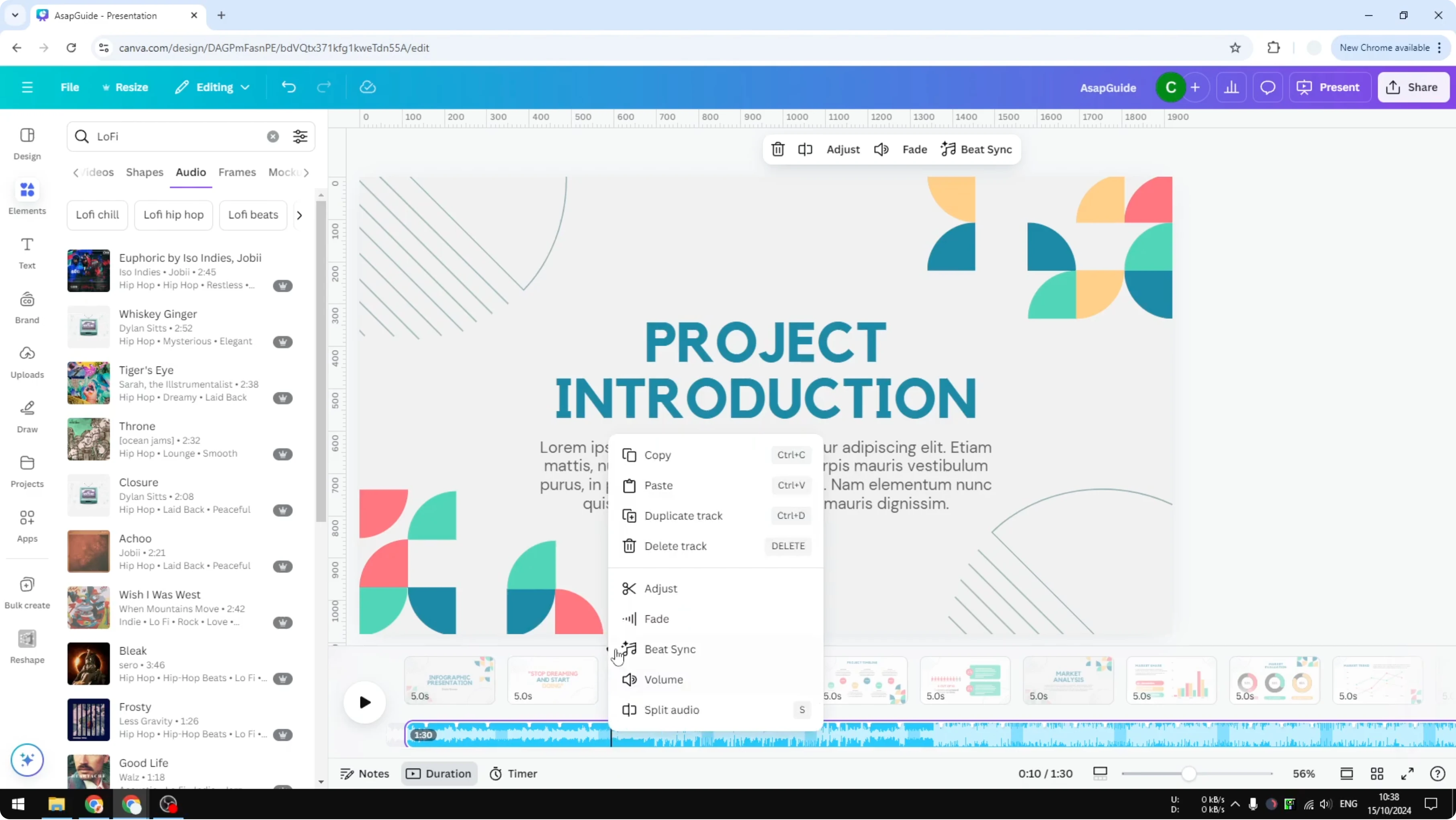 Screenshot from How to Use Canva Video Timeline at 151s