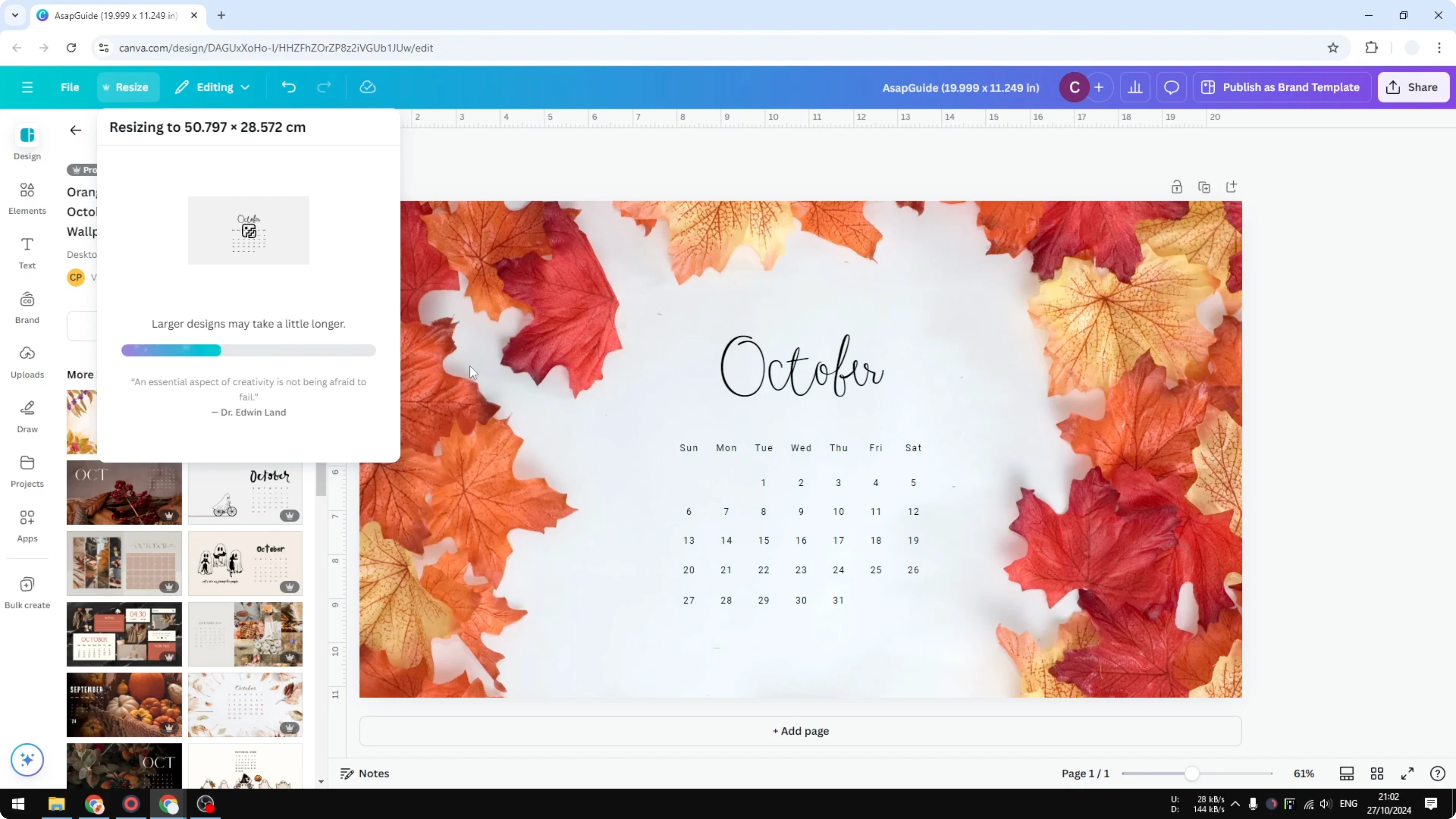 Screenshot from How to Change Canva Ruler from Inches to CM at 83s