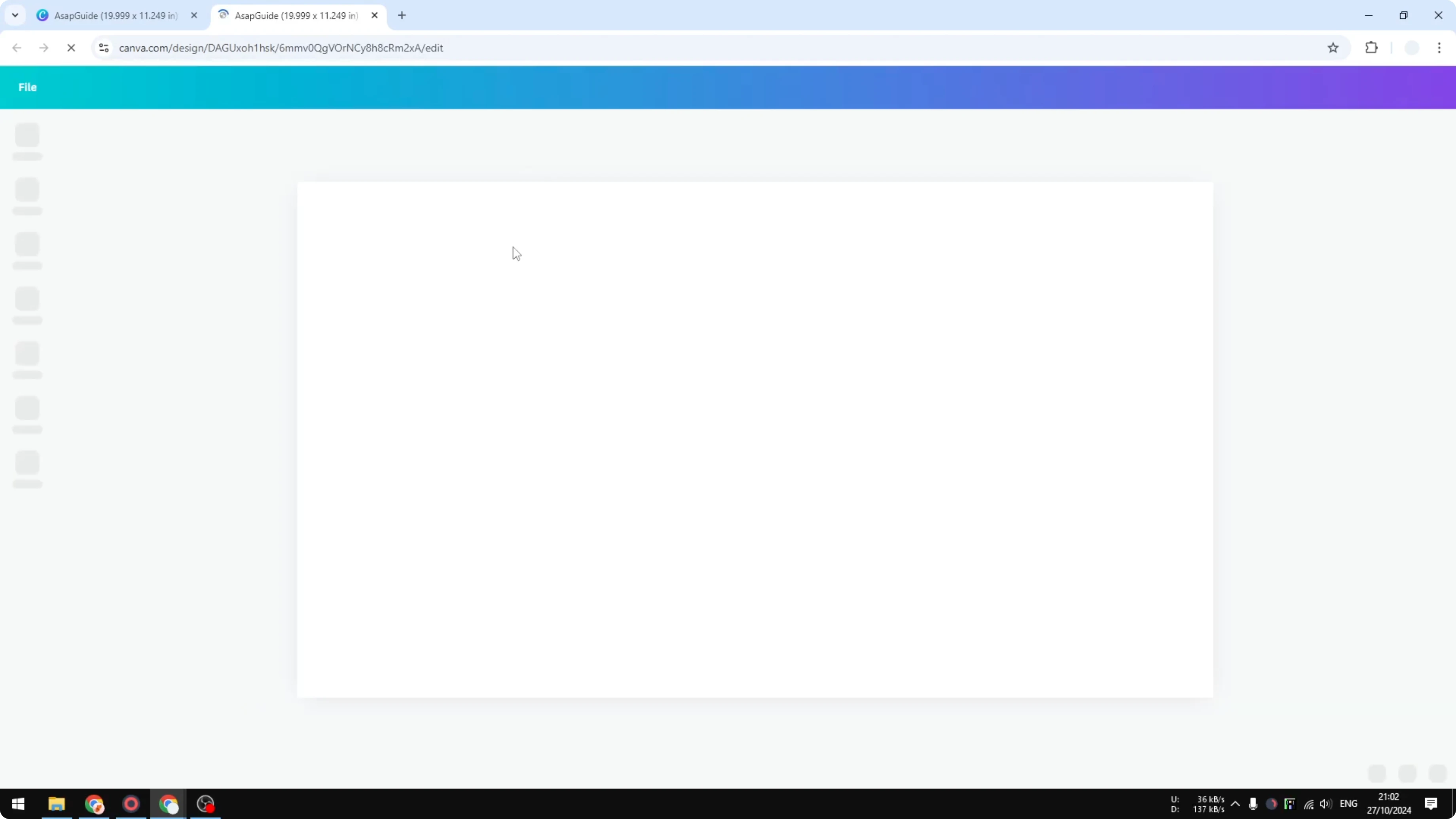 Screenshot from How to Change Canva Ruler from Inches to CM at 93s