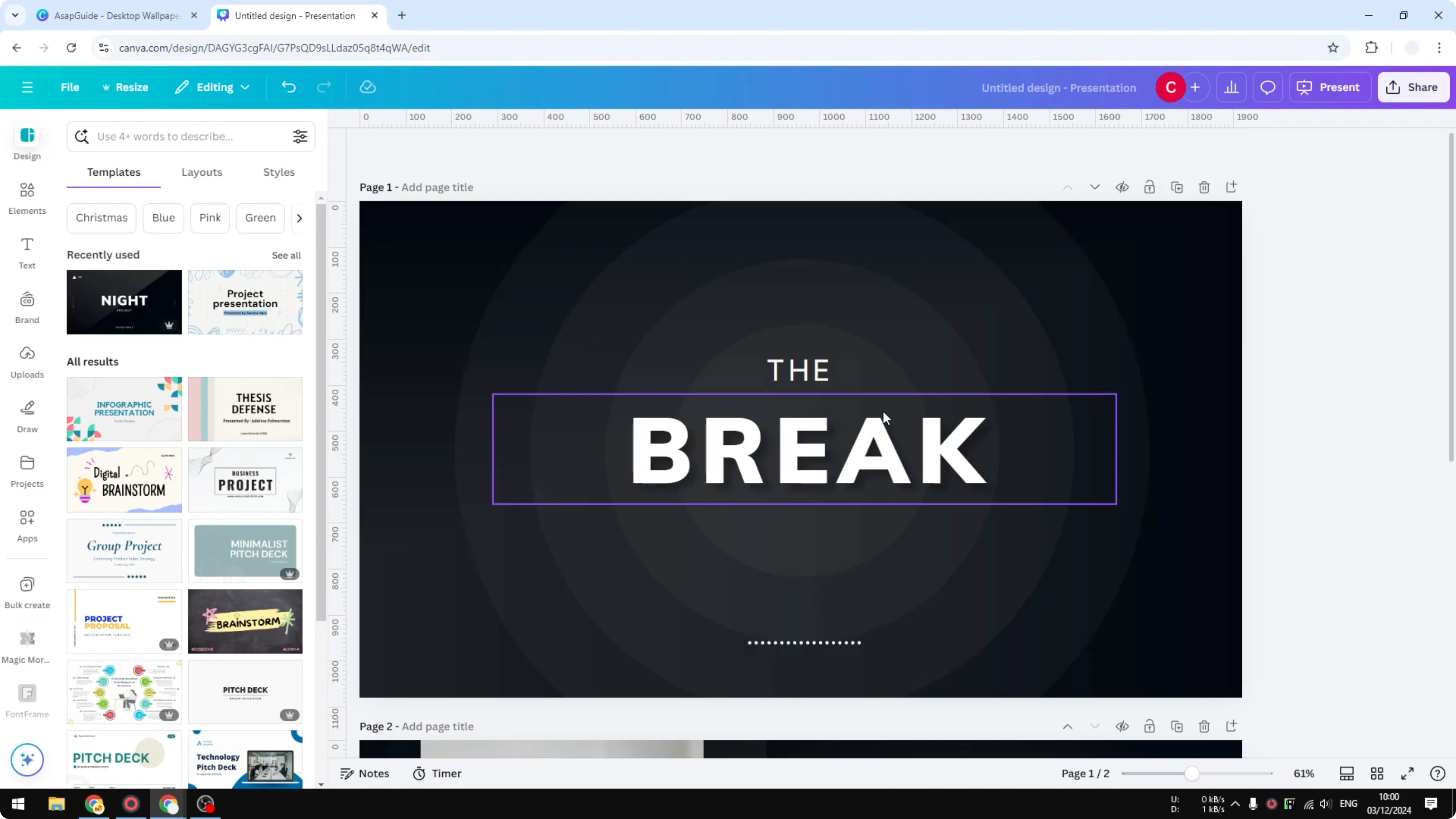 Screenshot from How to Change Canva Slide Aspect Ratio at 15s