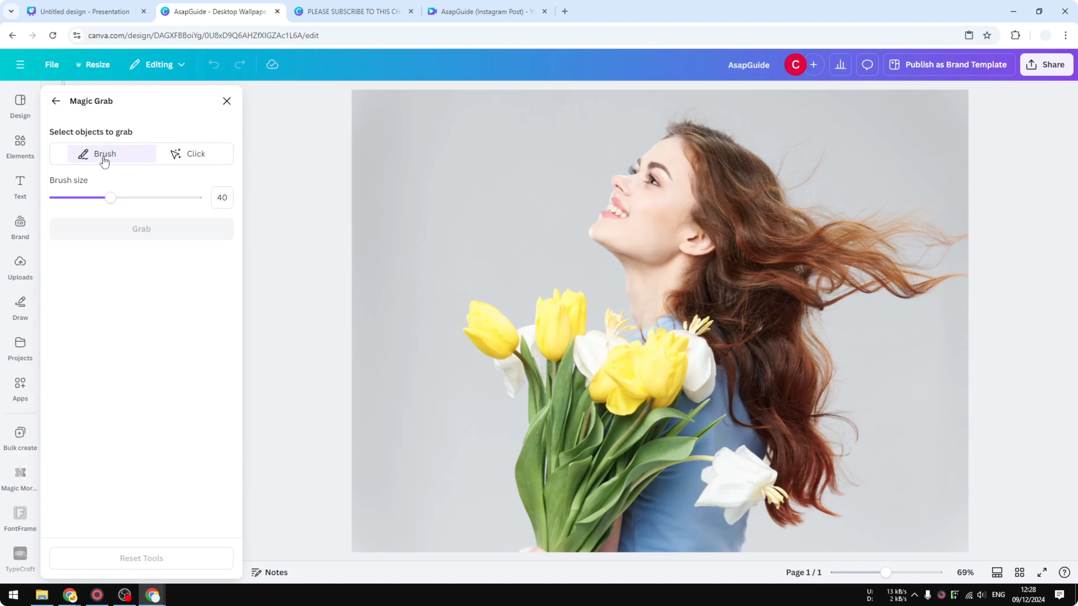 Screenshot from How to Change the Color of an Image in Canva at 118s