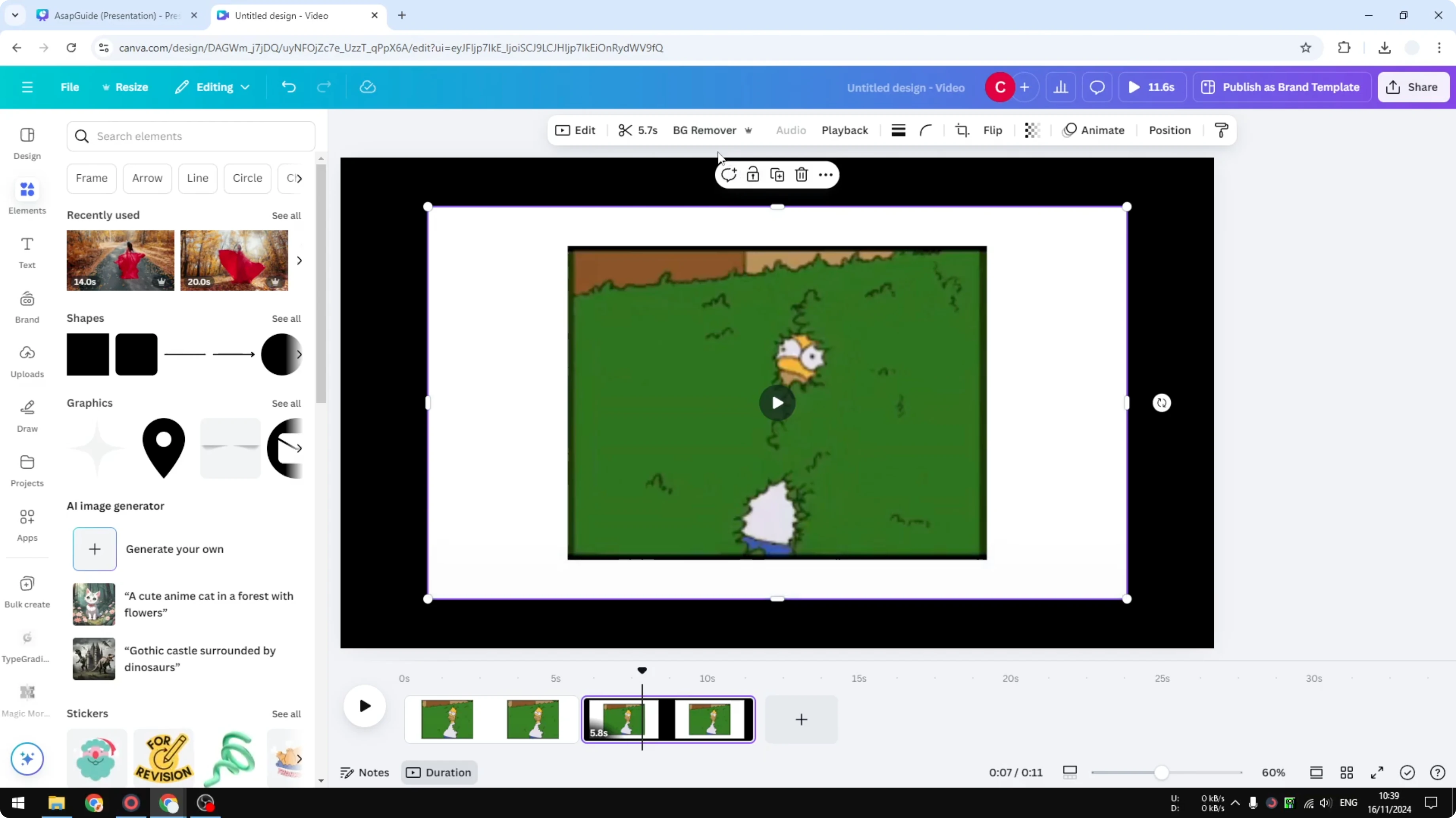 Screenshot from How to Change GIF Speed in Canva at 147s