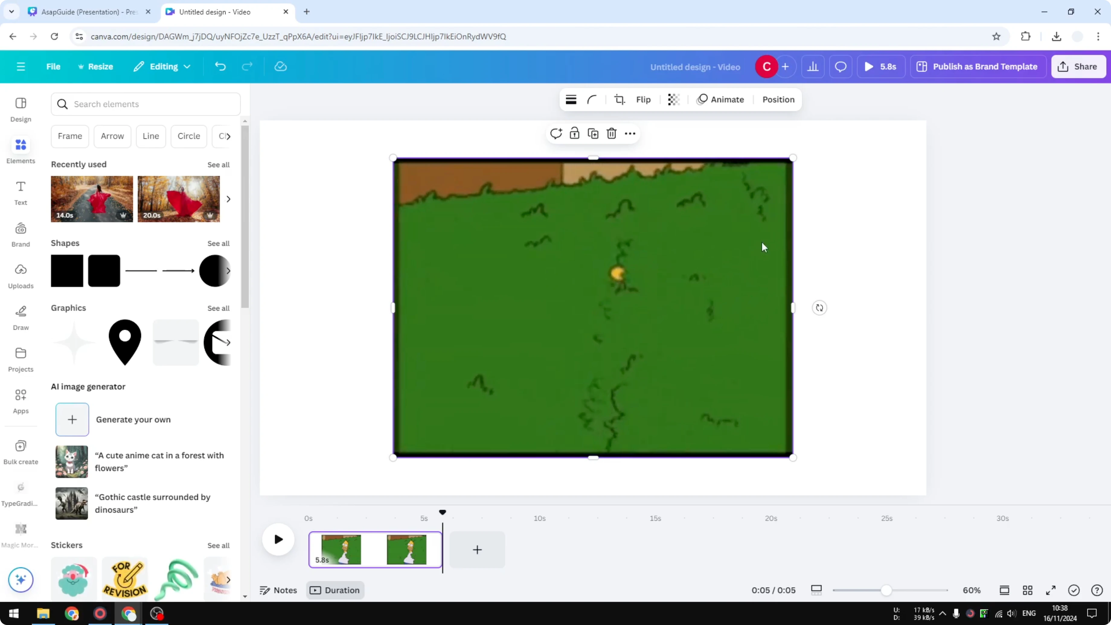 Screenshot from How to Change GIF Speed in Canva at 89s