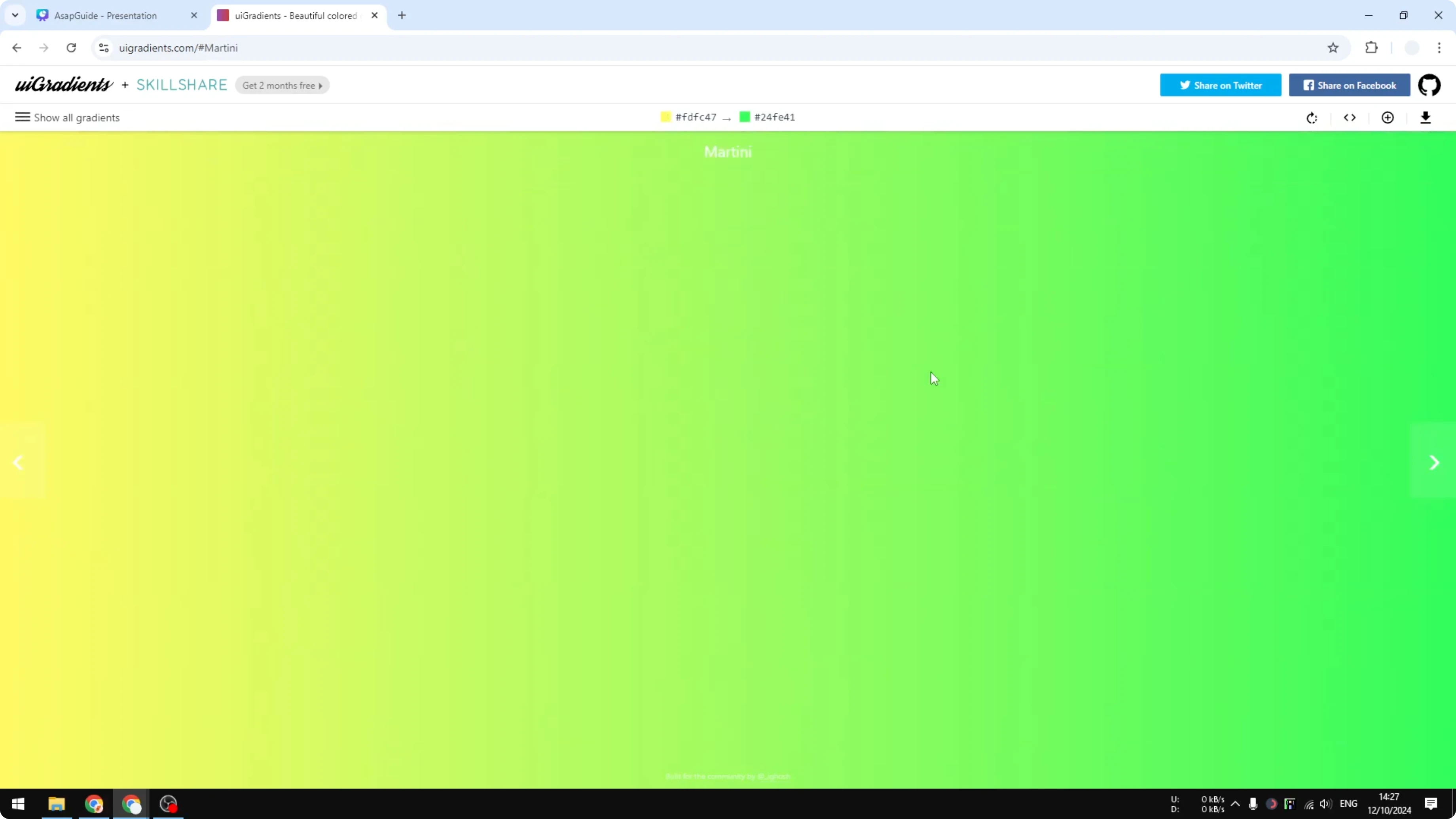 Screenshot from How to Change Gradient Colors in Canva at 120s