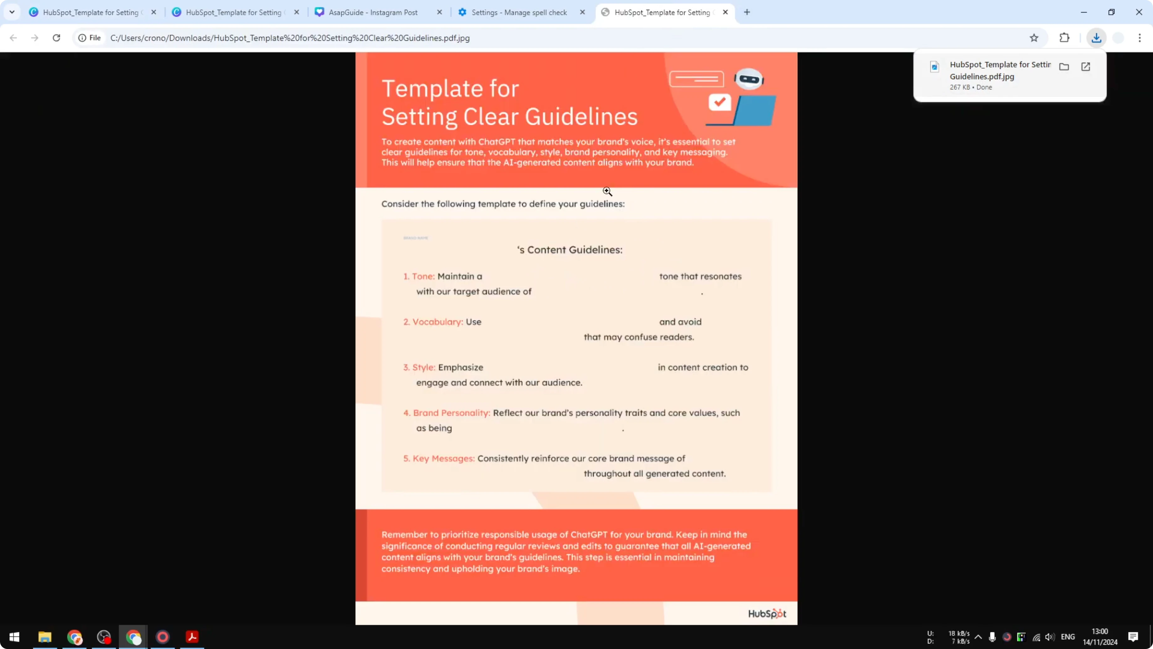 Screenshot from How to Convert PDF to JPEG in Canva at 145s