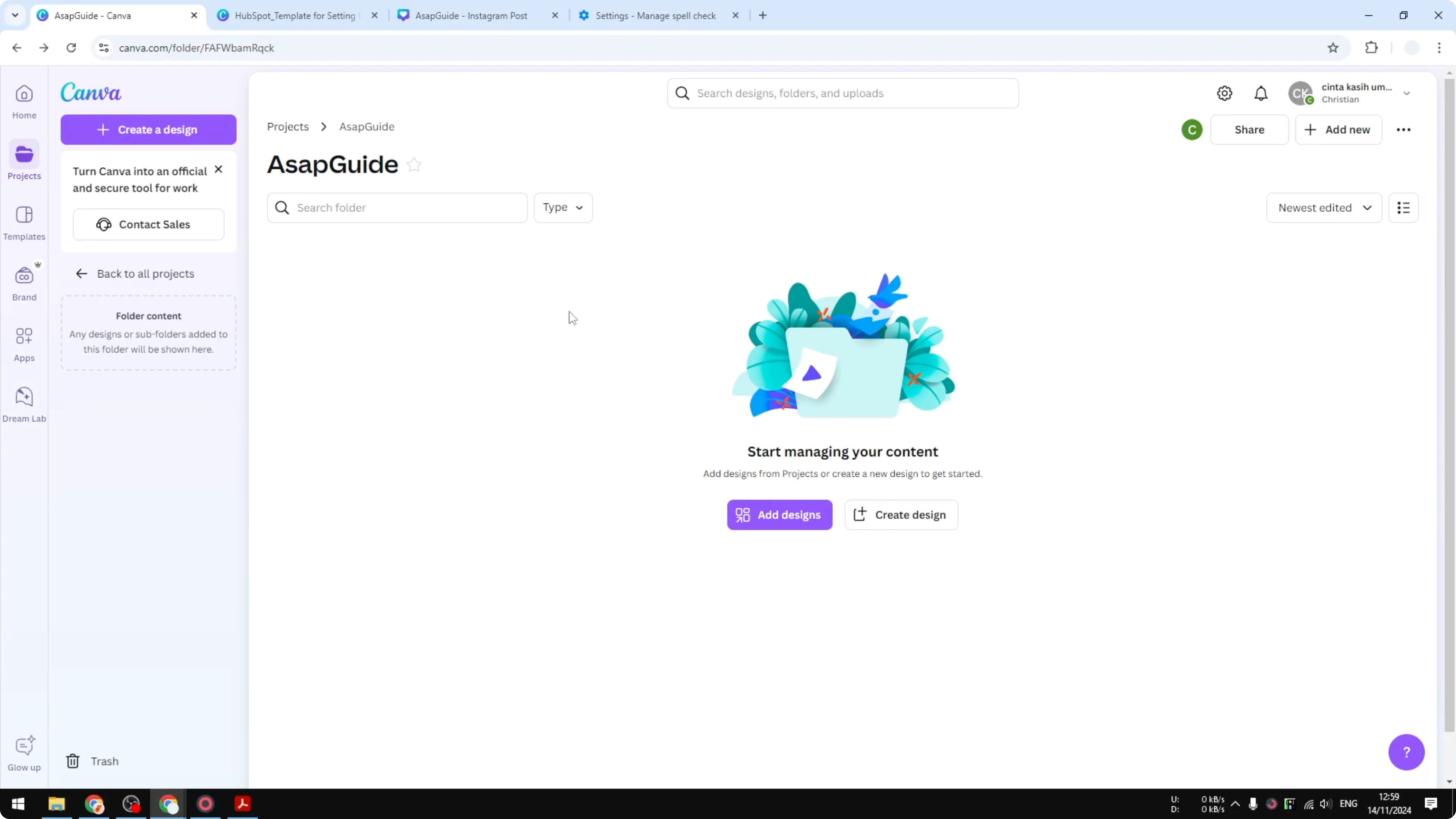Screenshot from How to Convert PDF to JPEG in Canva at 60s