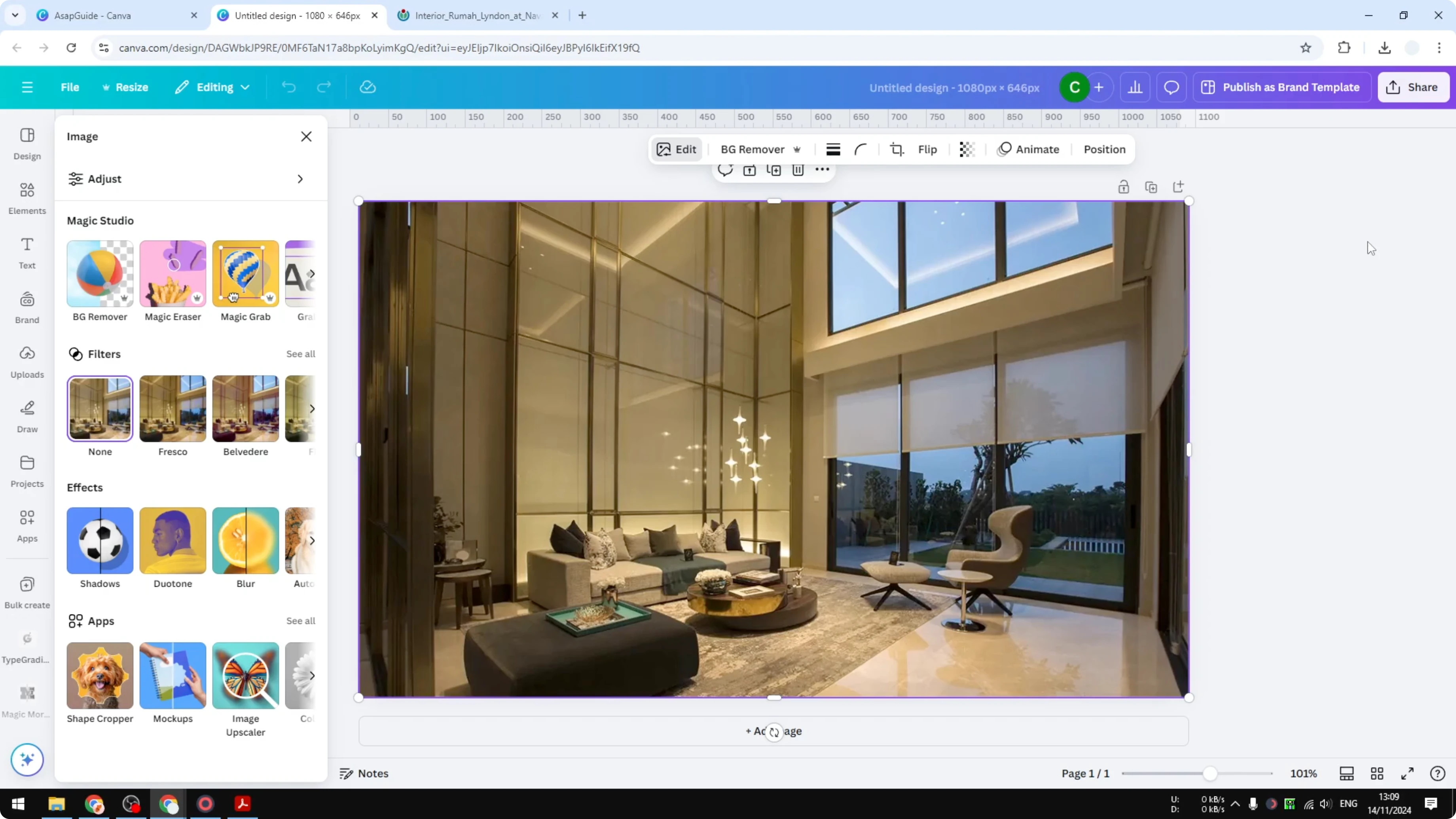 Screenshot from How to Convert WebP to PNG in Canva at 128s