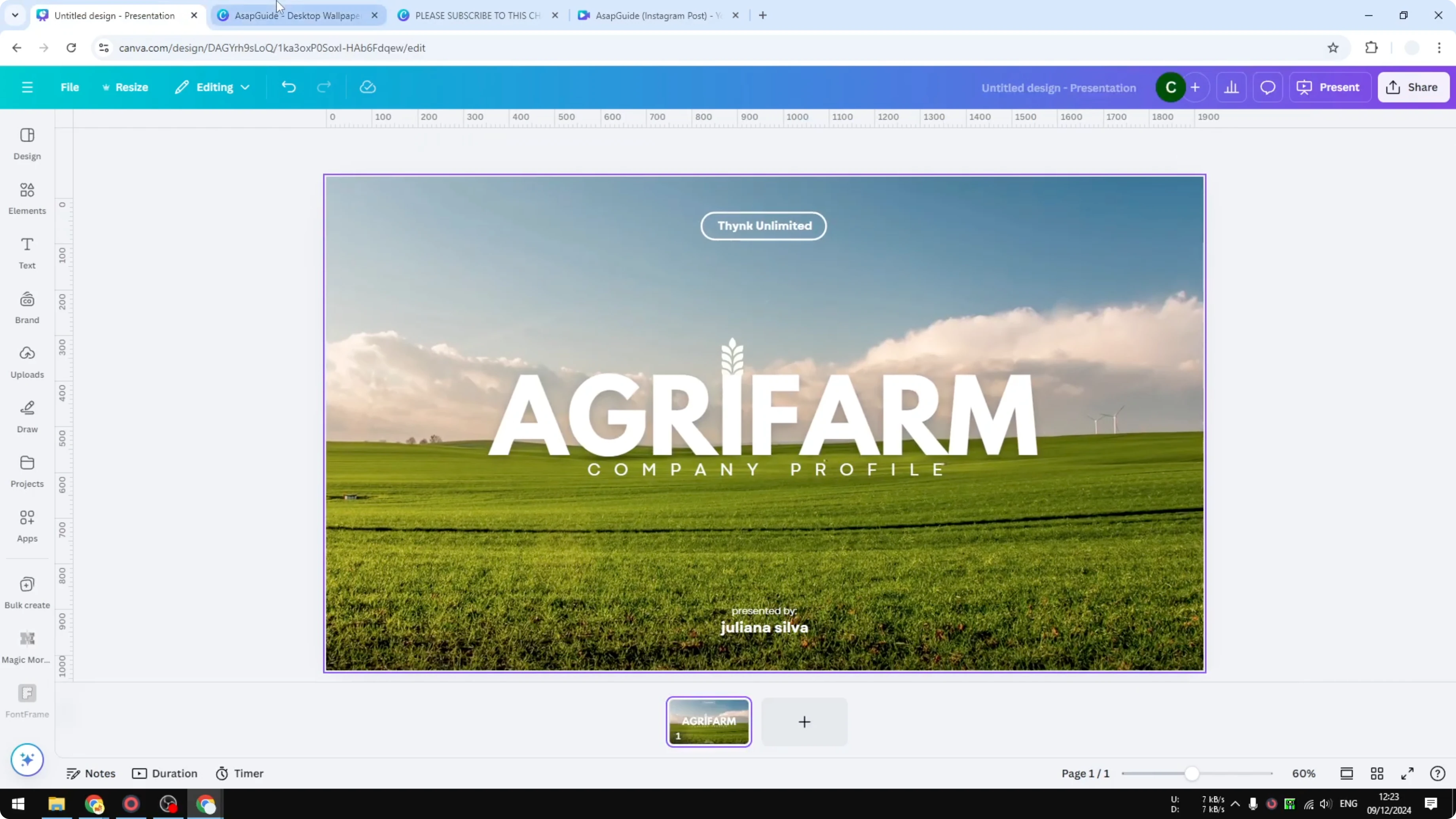 Screenshot from How to Copy Canva Page from One Design to Another at 86s