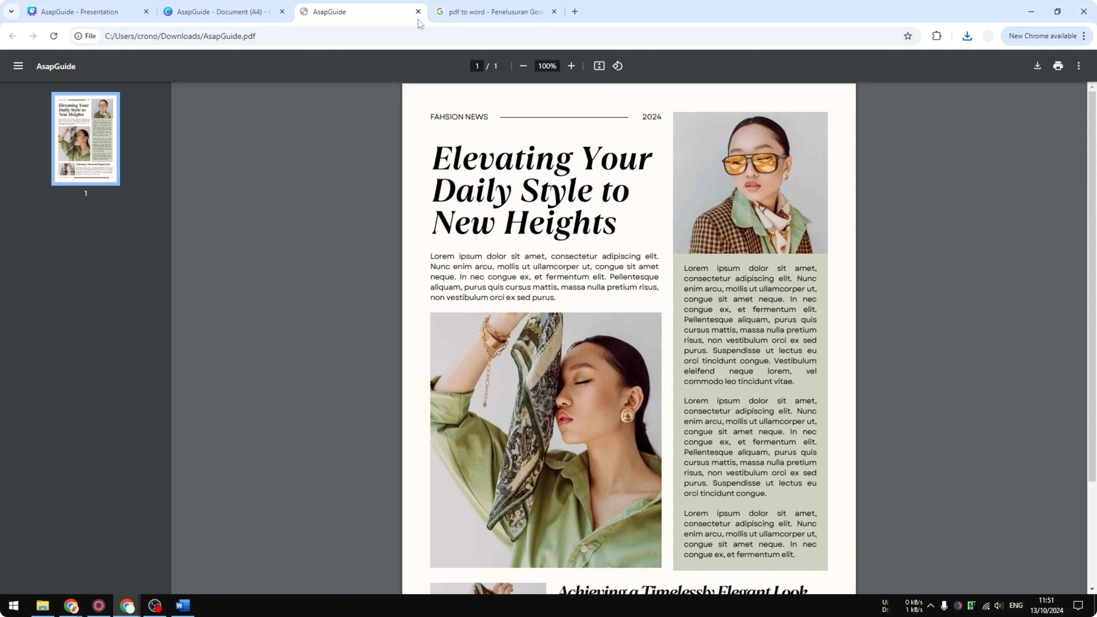 Screenshot from How to Copy Paste Canva to Microsoft Word at 85s