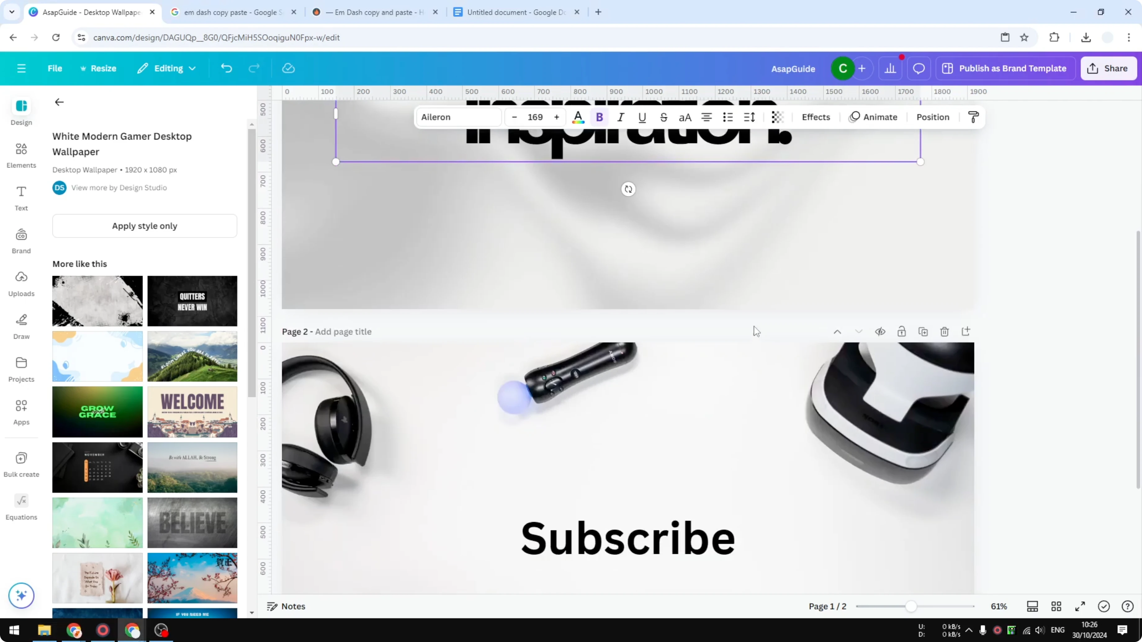 Screenshot from How to Copy Text Style in Canva at 24s