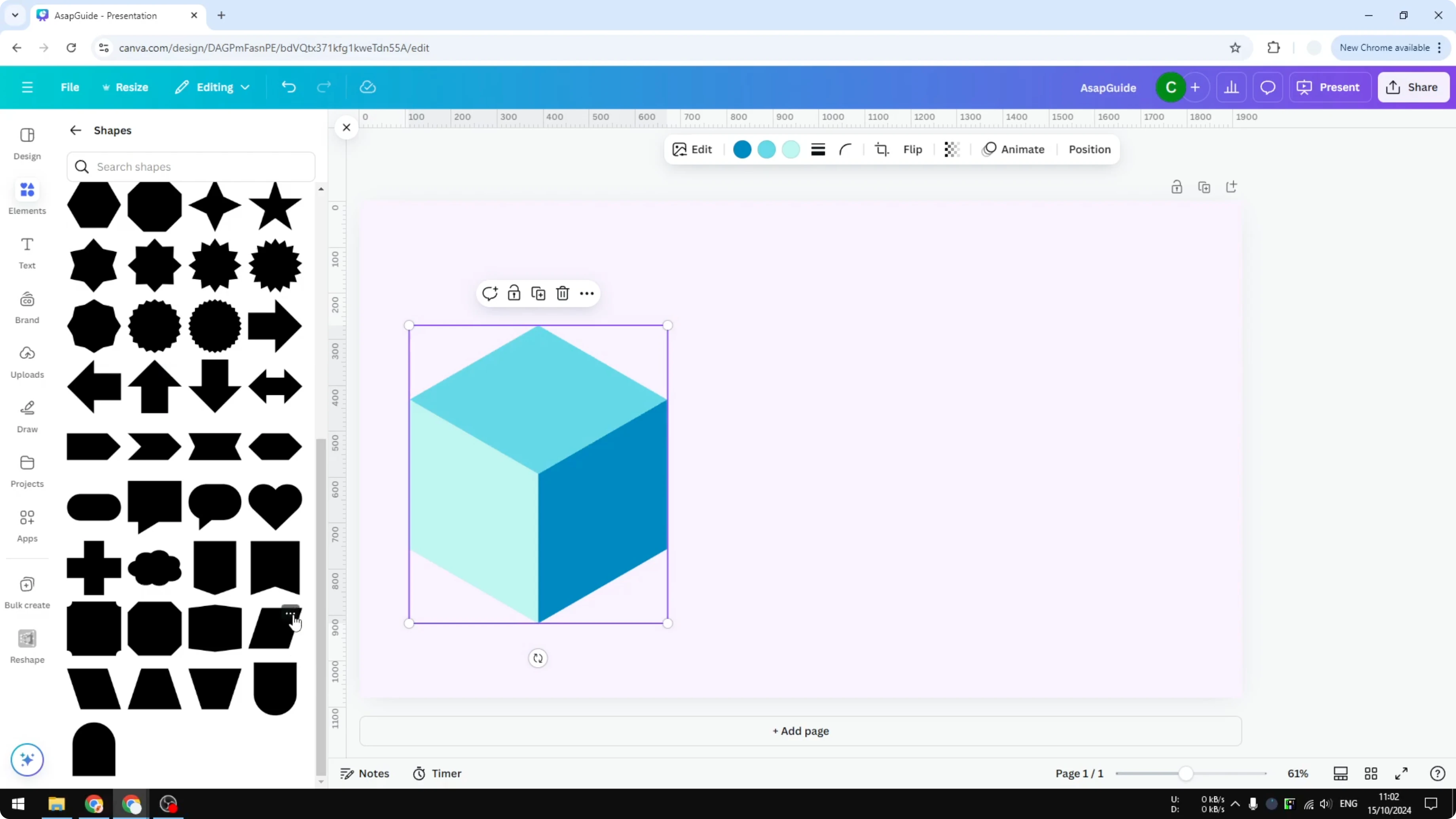 Screenshot from How to Create 3D Cube in Canva at 59s