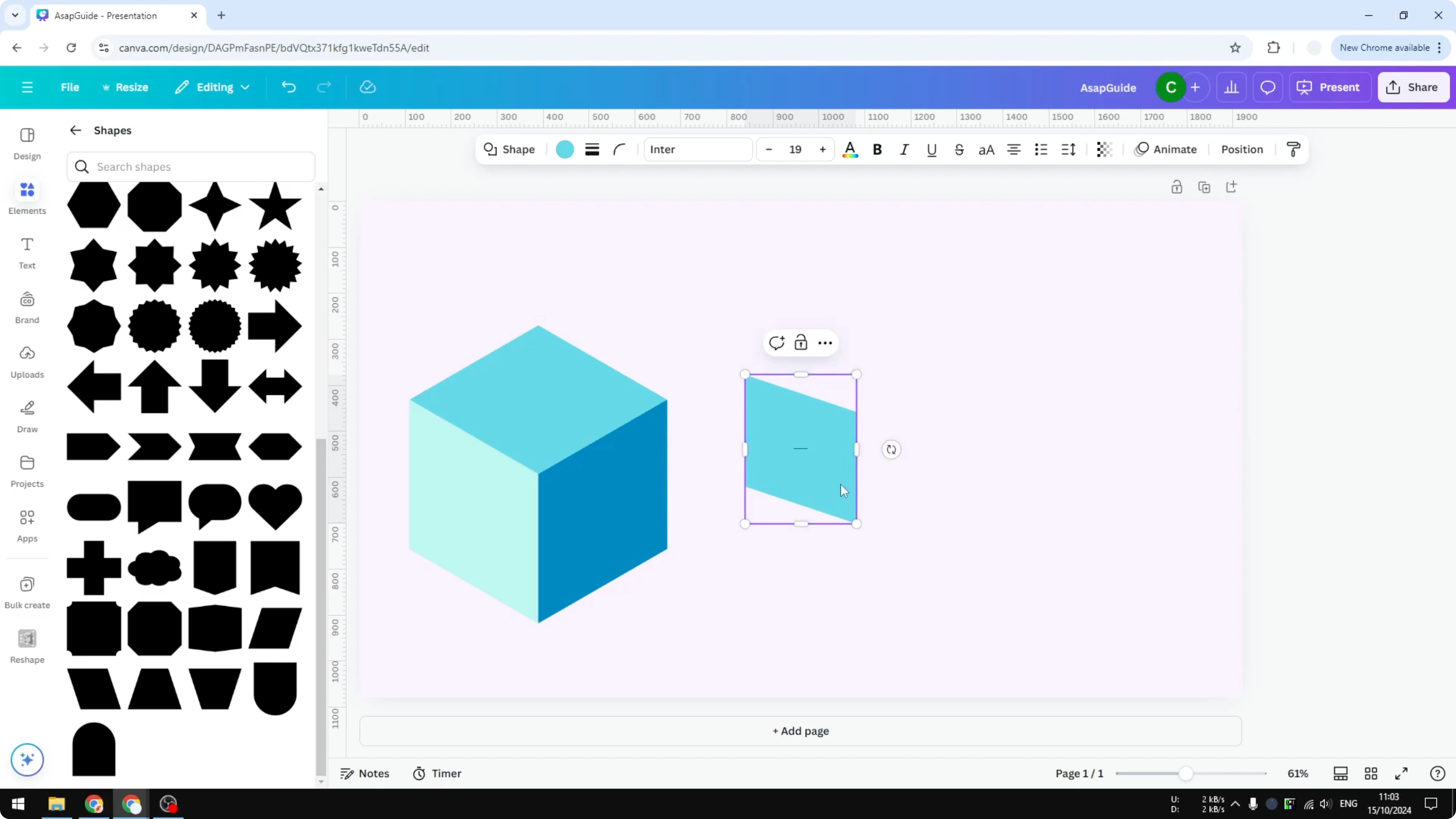 Screenshot from How to Create 3D Cube in Canva at 76s