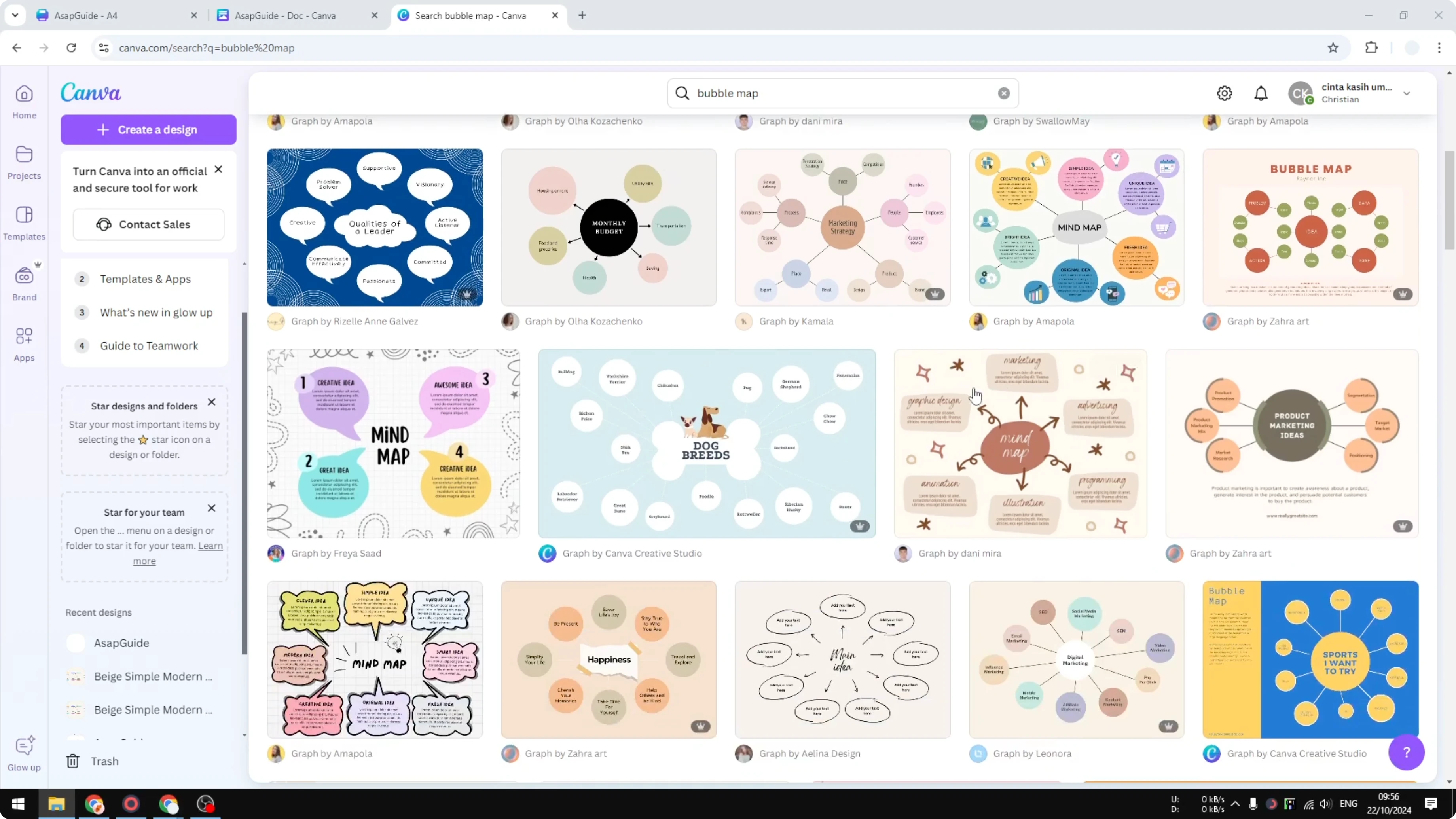 Screenshot from How to Create a Bubble Map in Canva at 14s