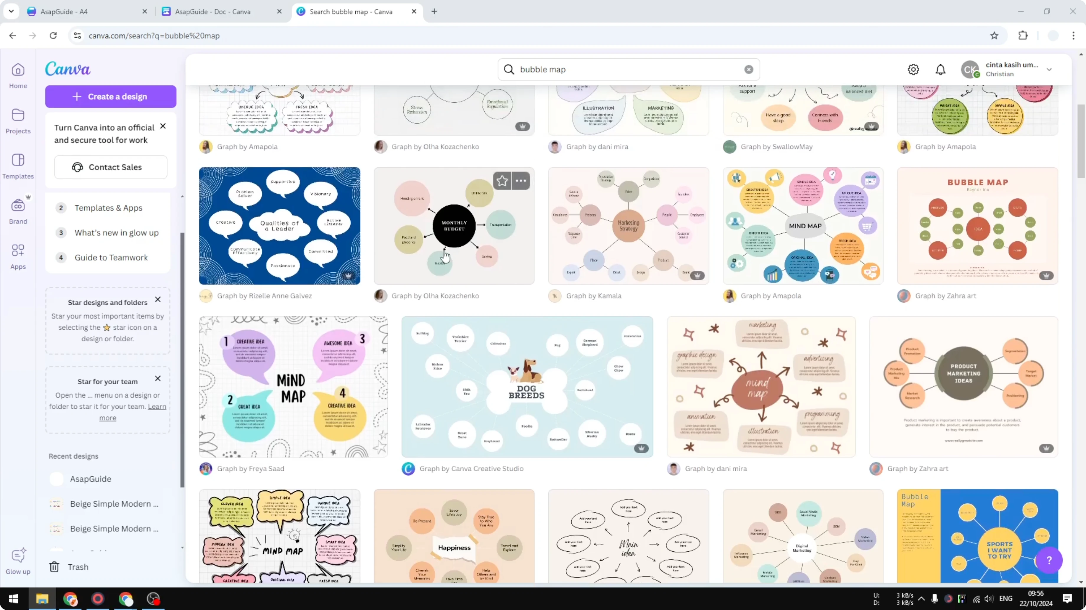 Screenshot from How to Create a Bubble Map in Canva at 25s