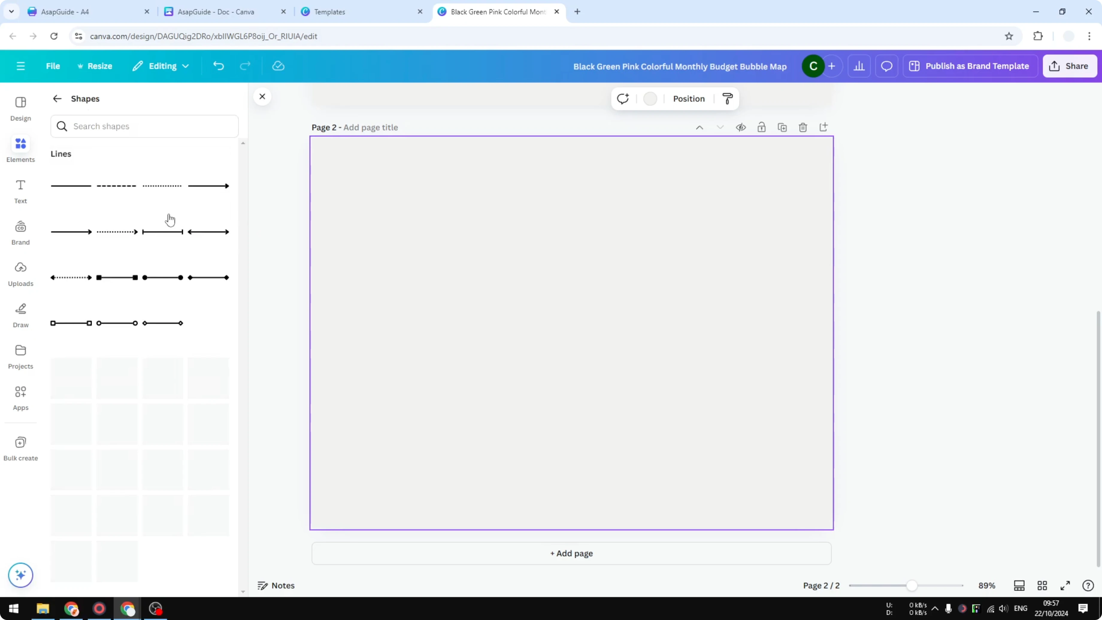 Screenshot from How to Create a Bubble Map in Canva at 66s