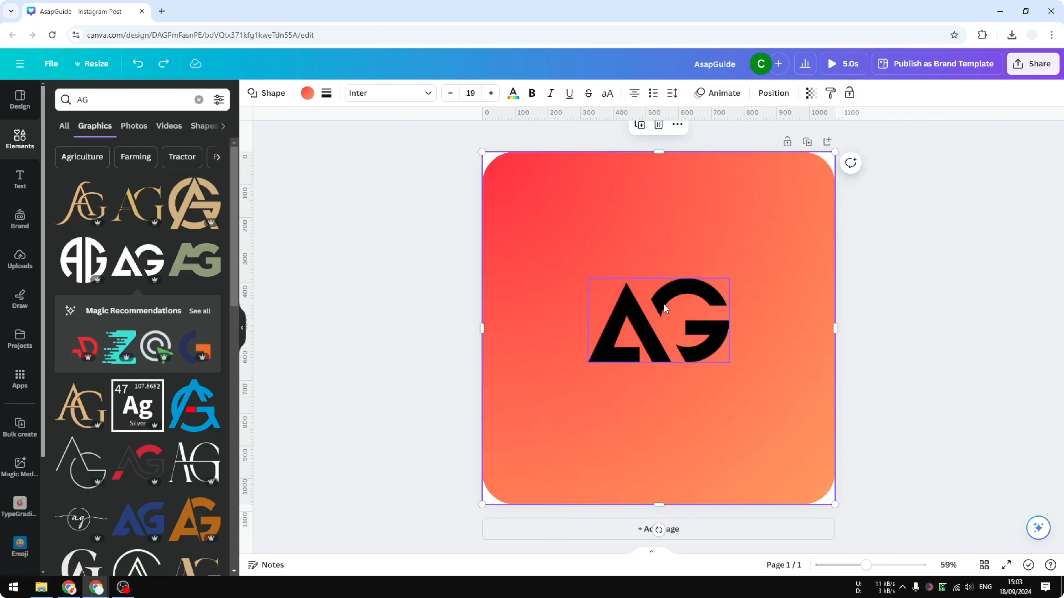Screenshot from How to Create Logo Icon in Canva at 152s