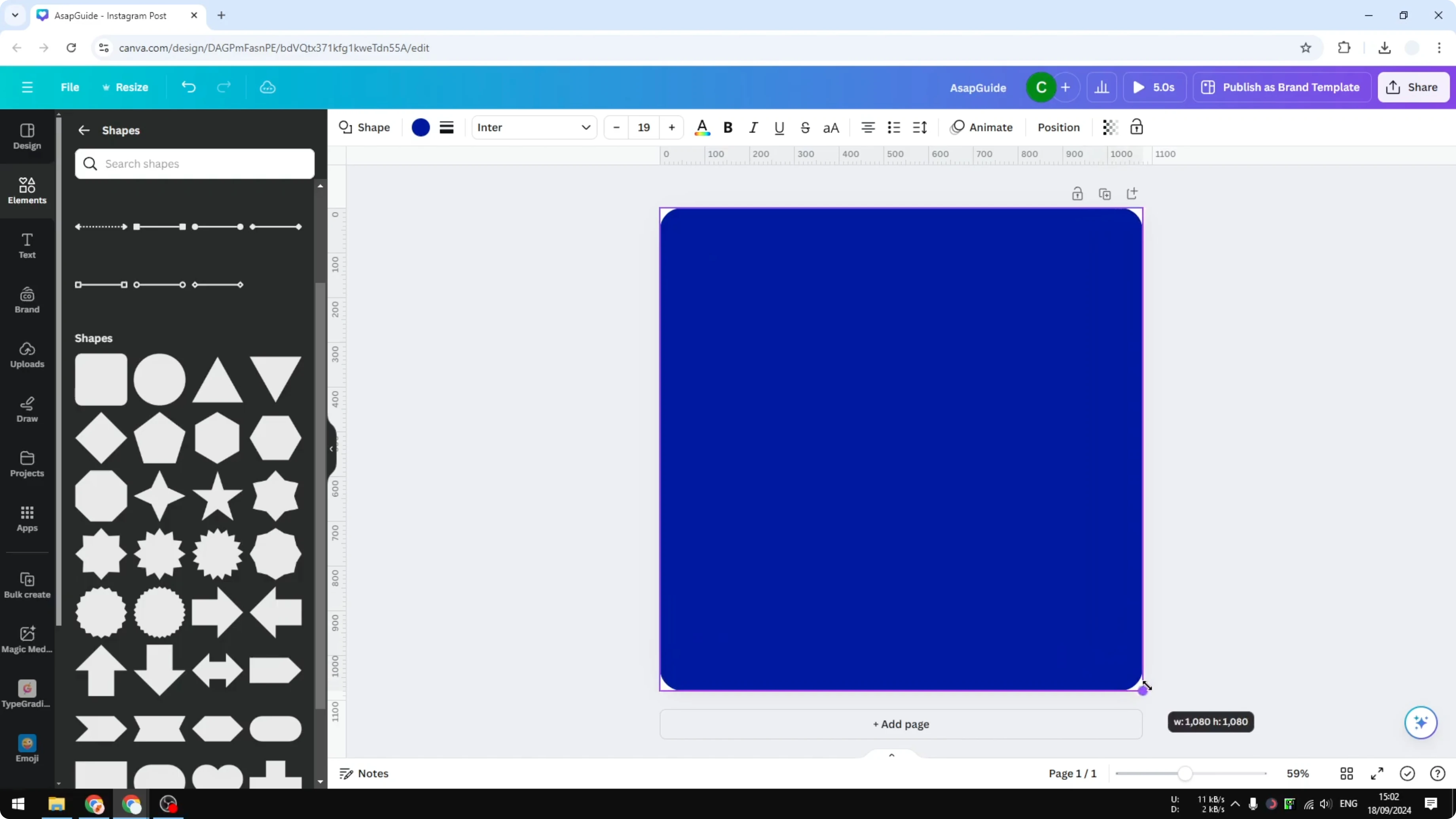 Screenshot from How to Create Logo Icon in Canva at 75s