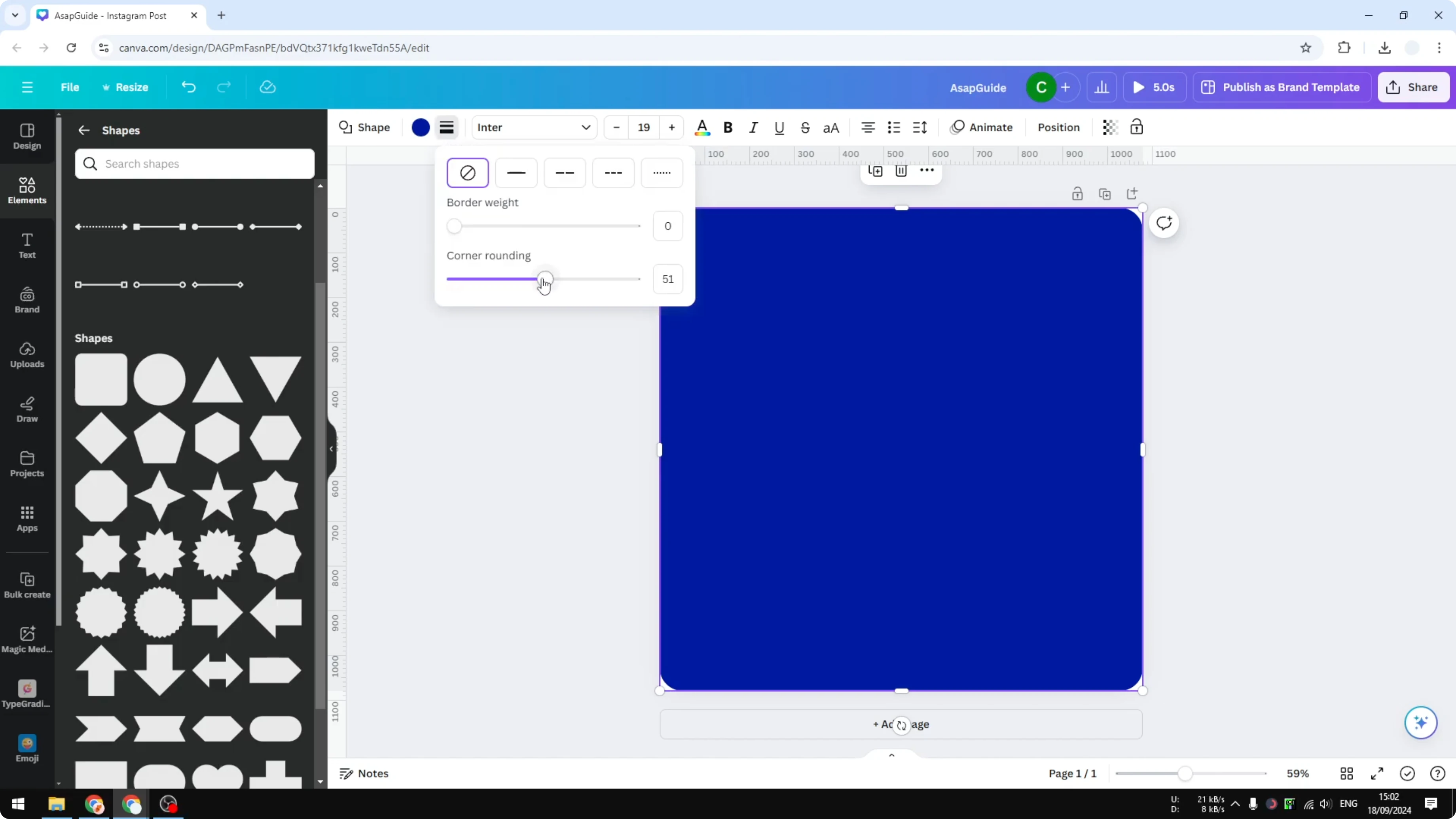 Screenshot from How to Create Logo Icon in Canva at 81s