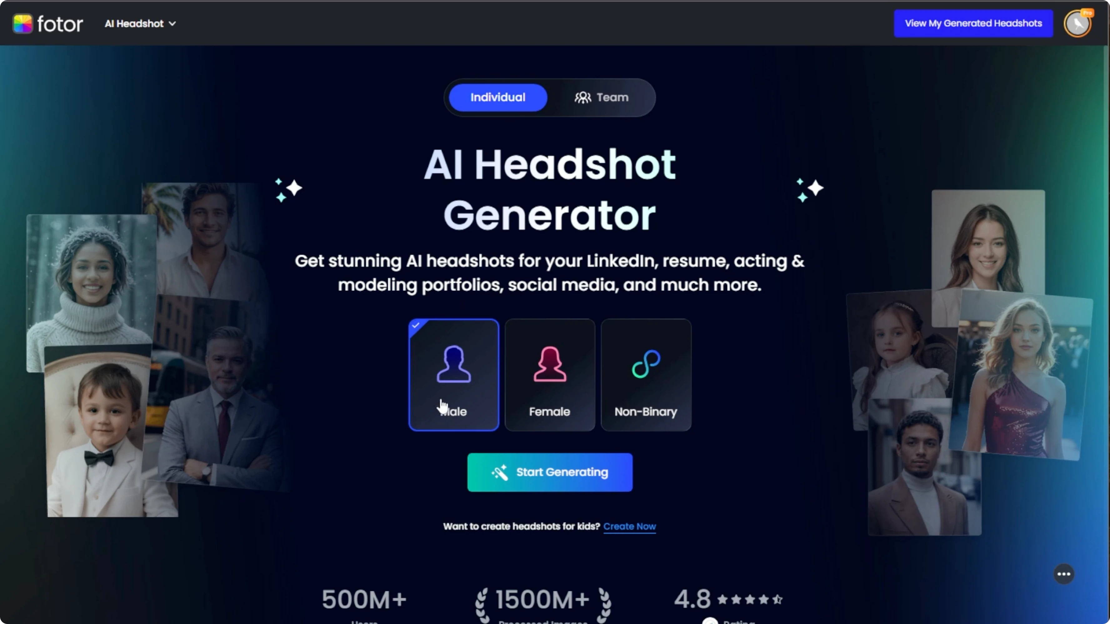 Screenshot from How to Generate a Studio-Quality Professional Headshot with AI? at 30s