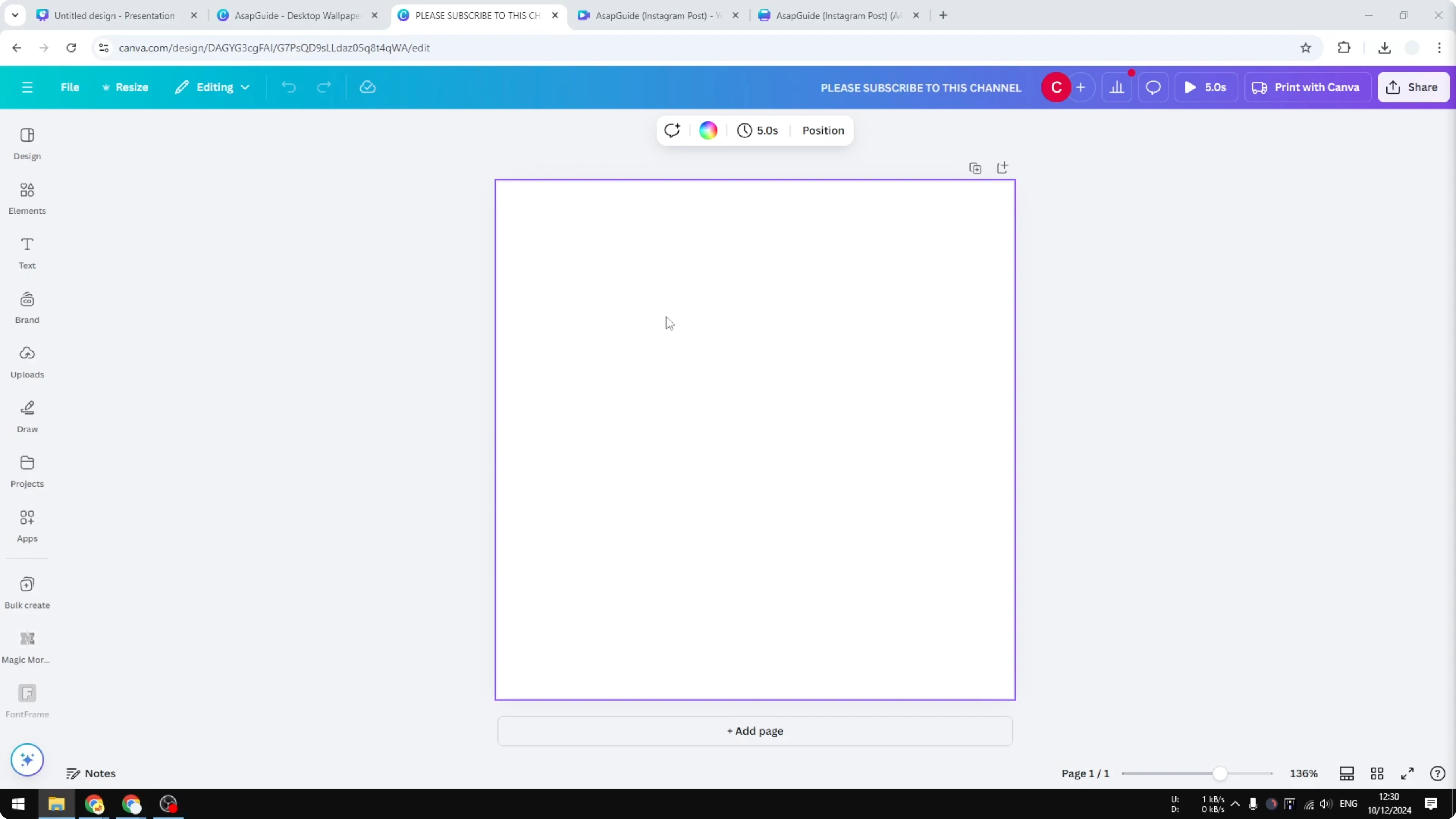 Screenshot from How to Create Quotes in Canva at 14s