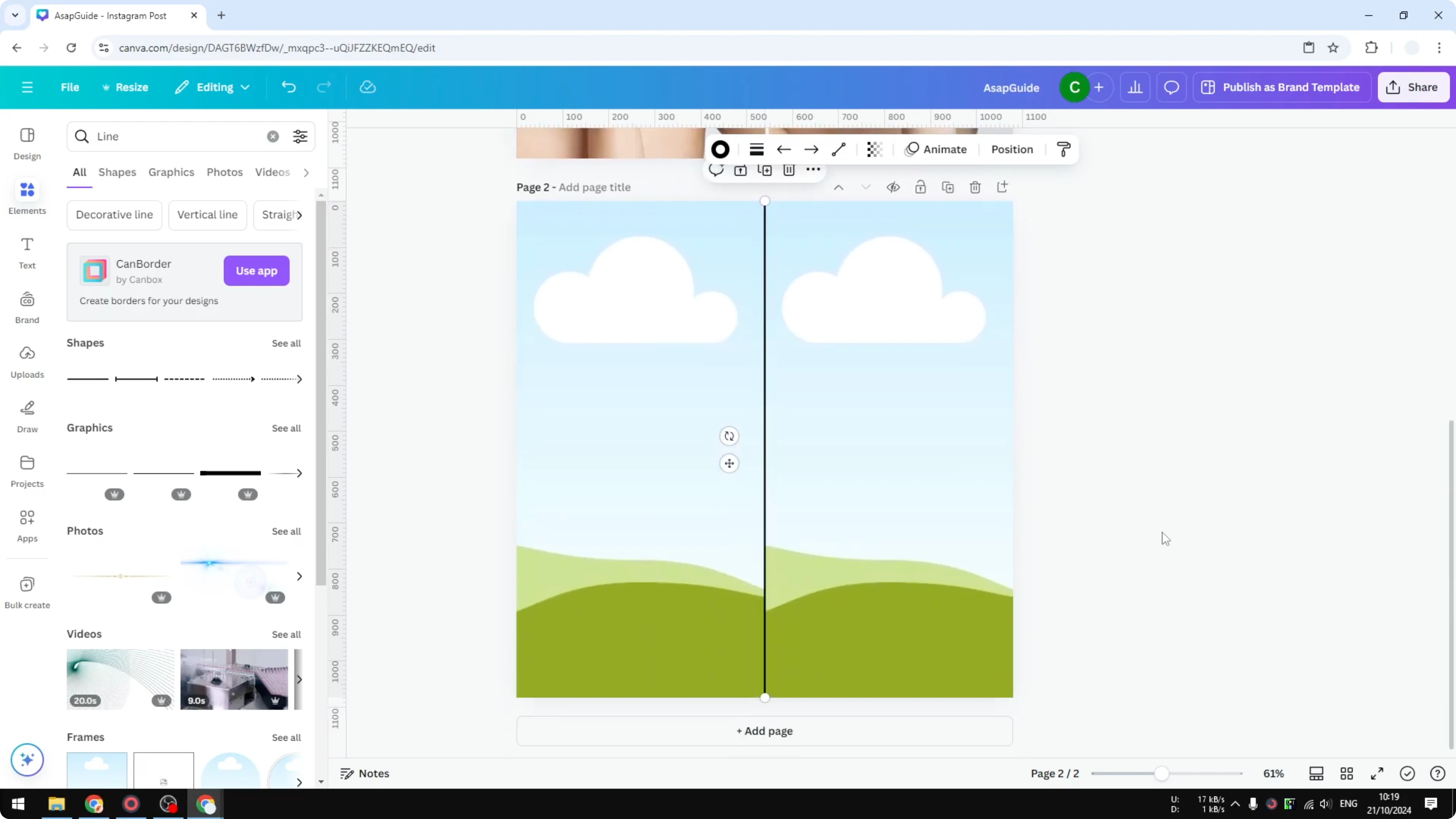 Screenshot from How to Create a Simple Before and After Image in Canva at 152s