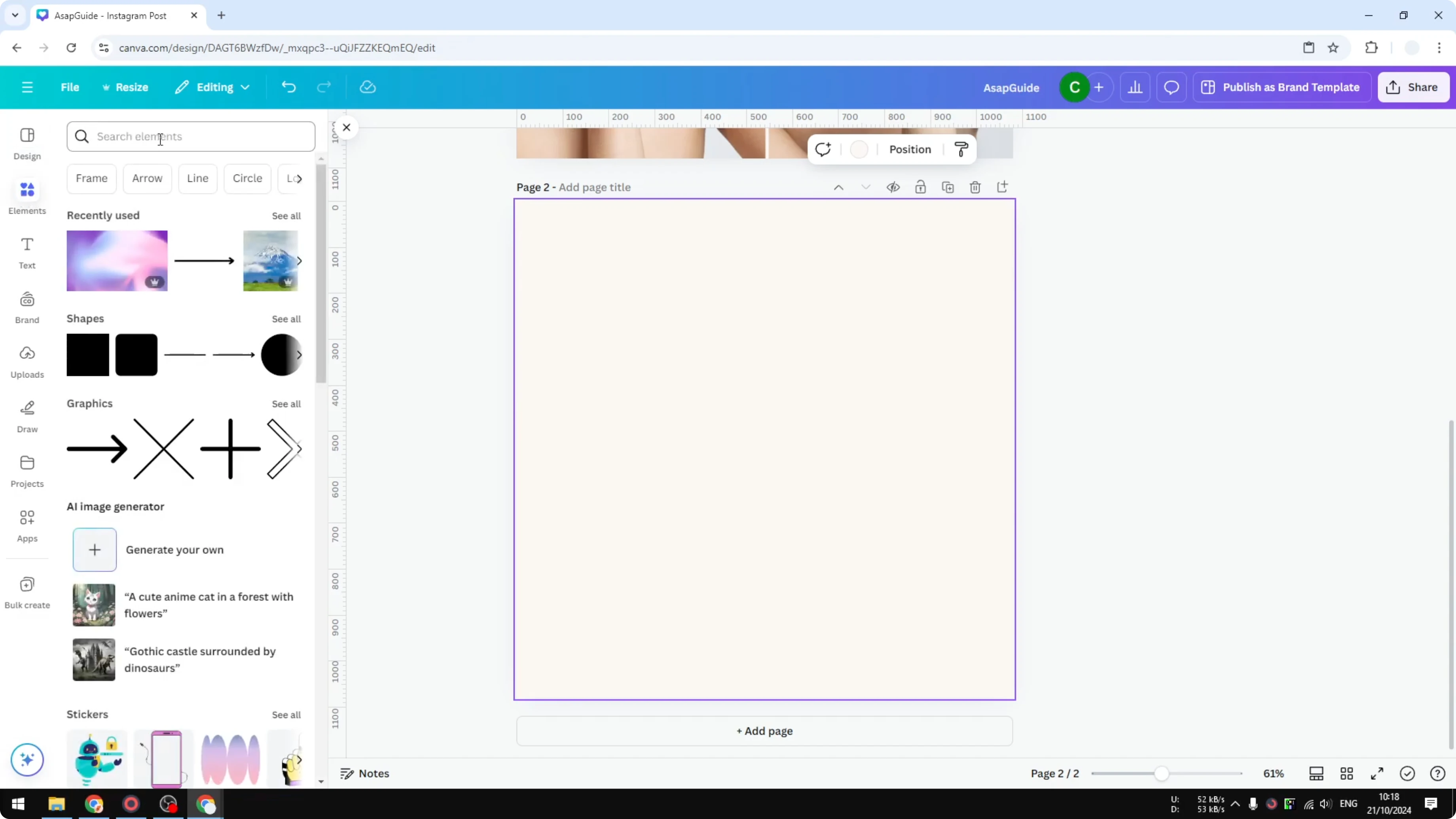 Screenshot from How to Create a Simple Before and After Image in Canva at 86s